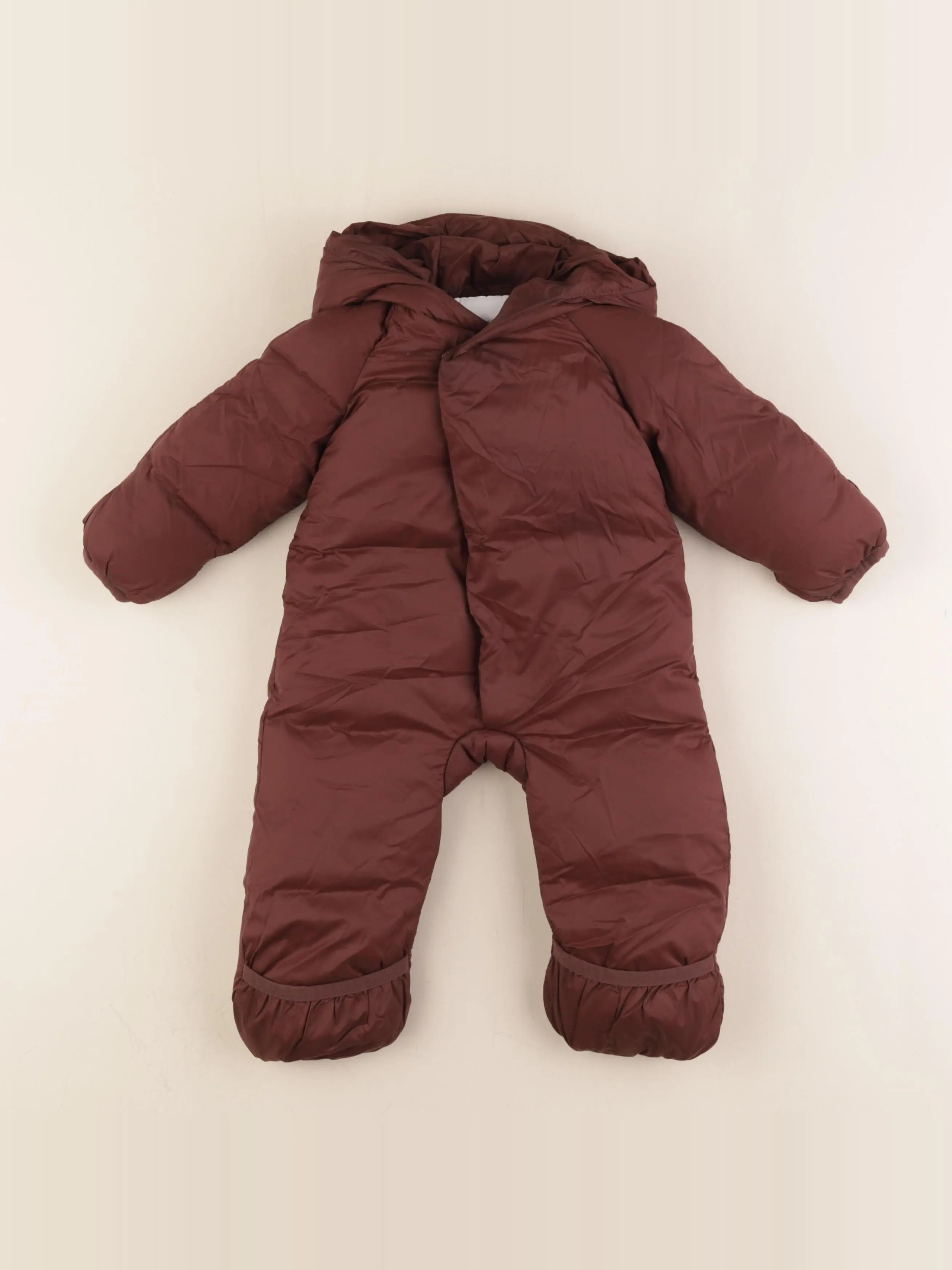 Zara - combi-pilote marron - 1/3 mois