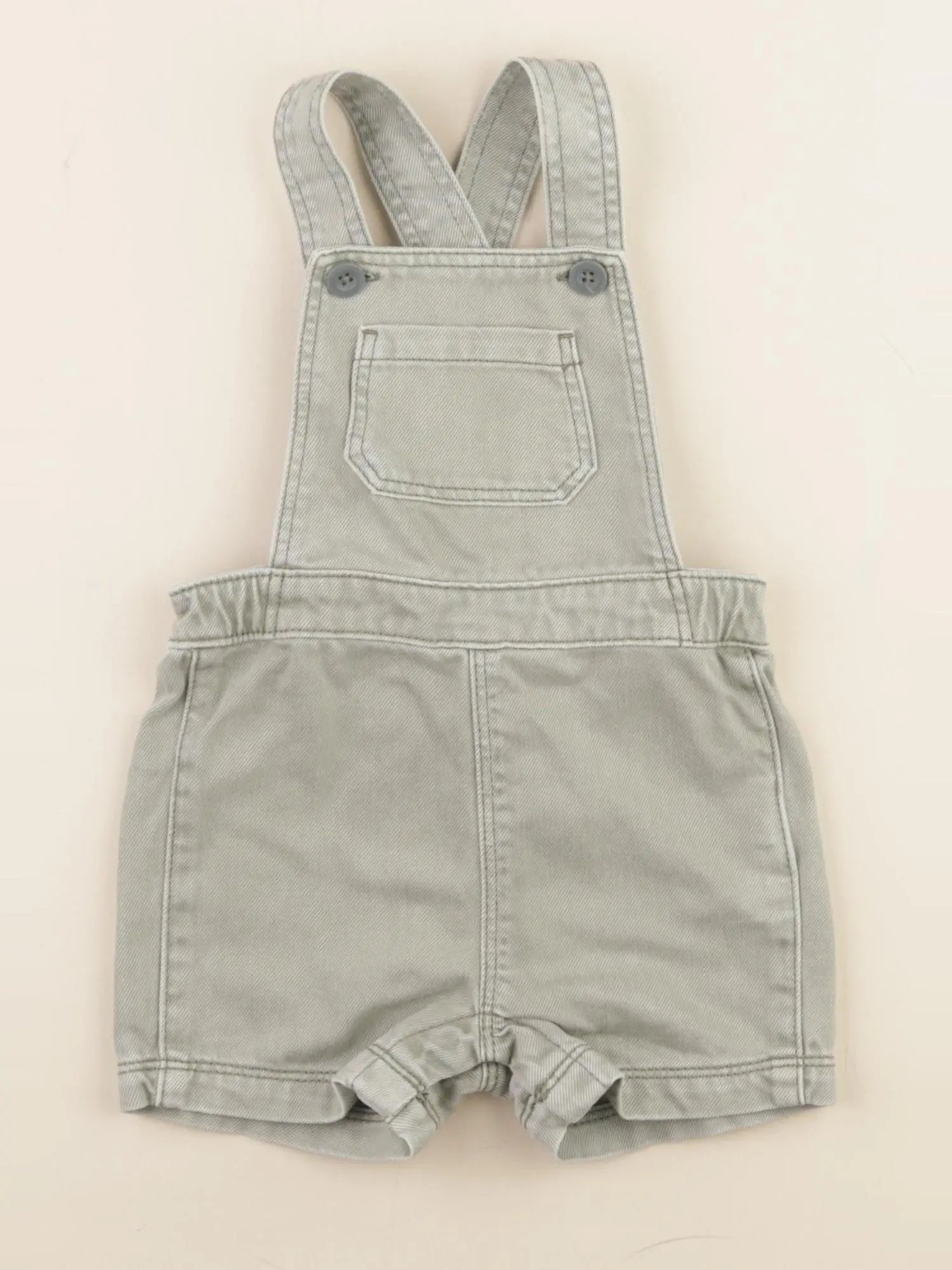 Petit Bateau - salopette vert - 6 mois