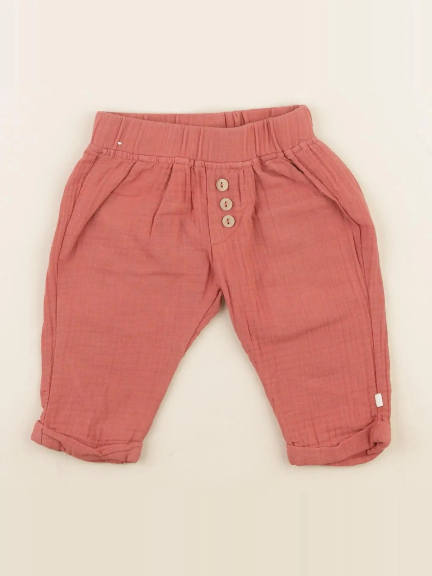 Les Petites Choses - pantalon rouge - 3 mois