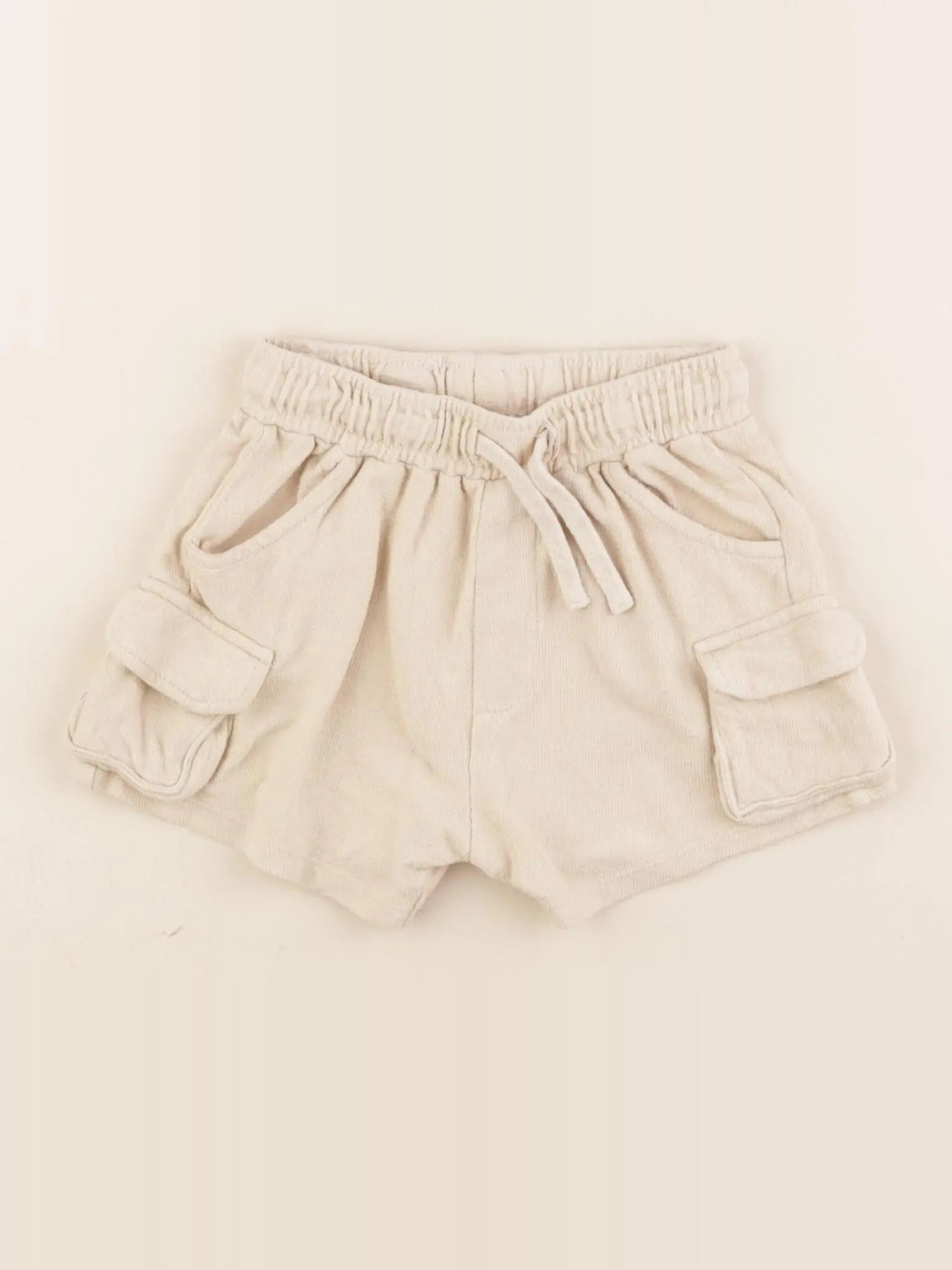 Vertbaudet - short beige - 12 mois