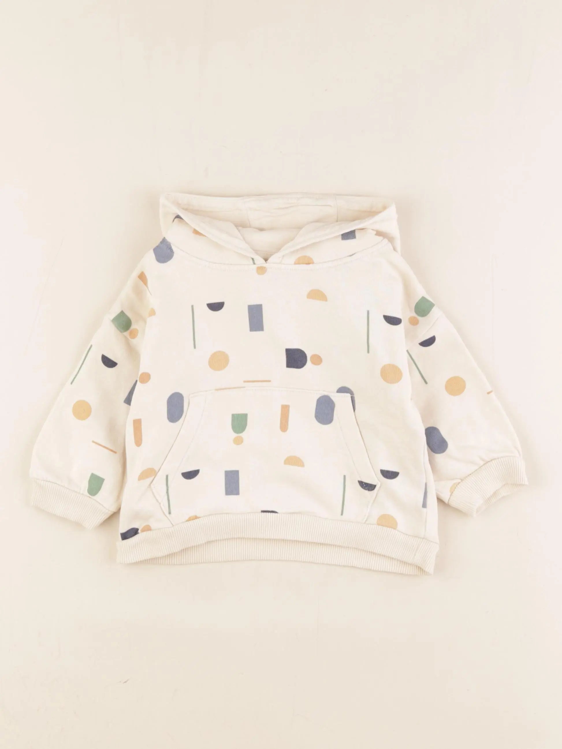 Vertbaudet - sweat beige - 9 mois
