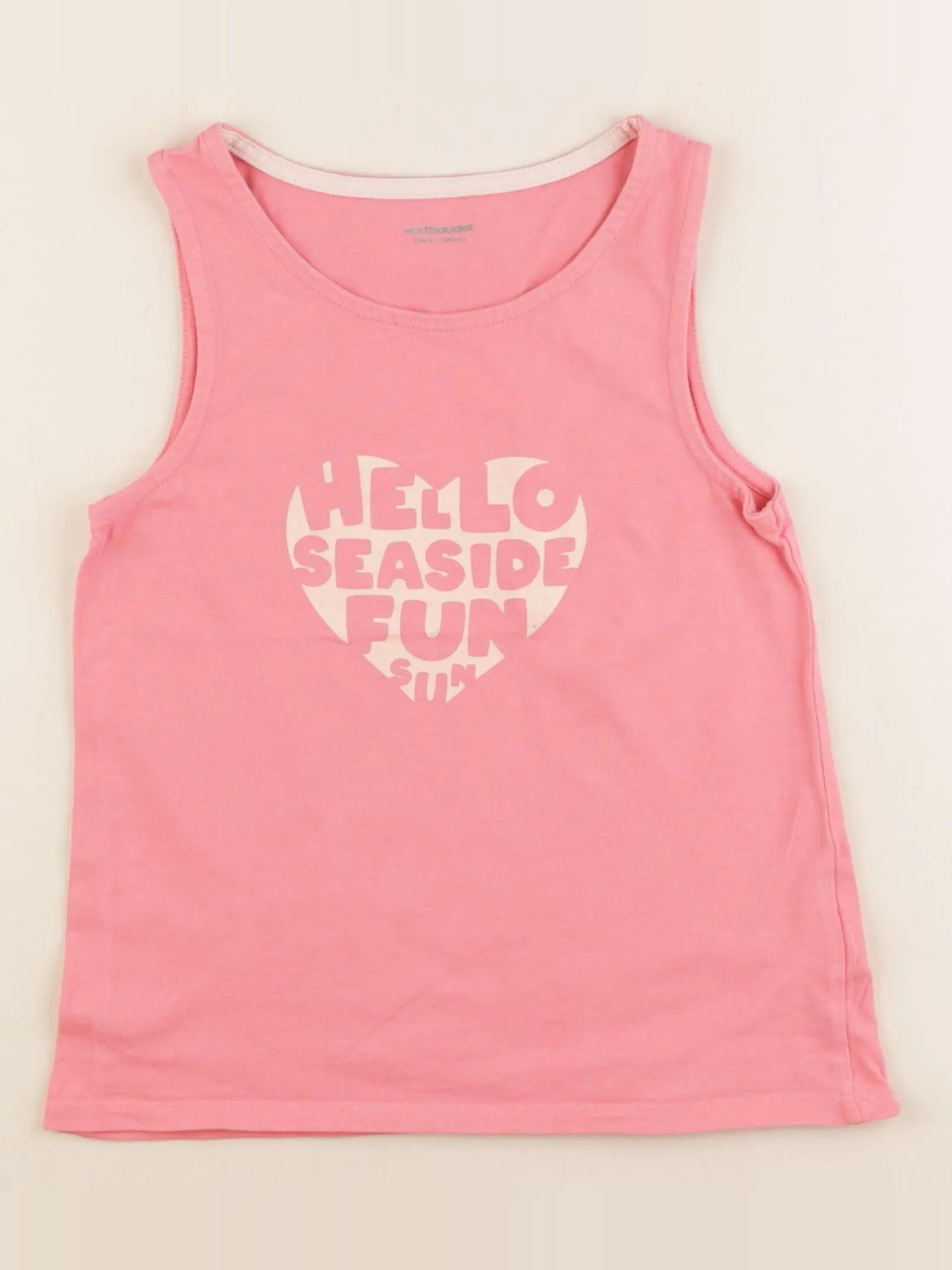 Vertbaudet - débardeur rose - 8 ans