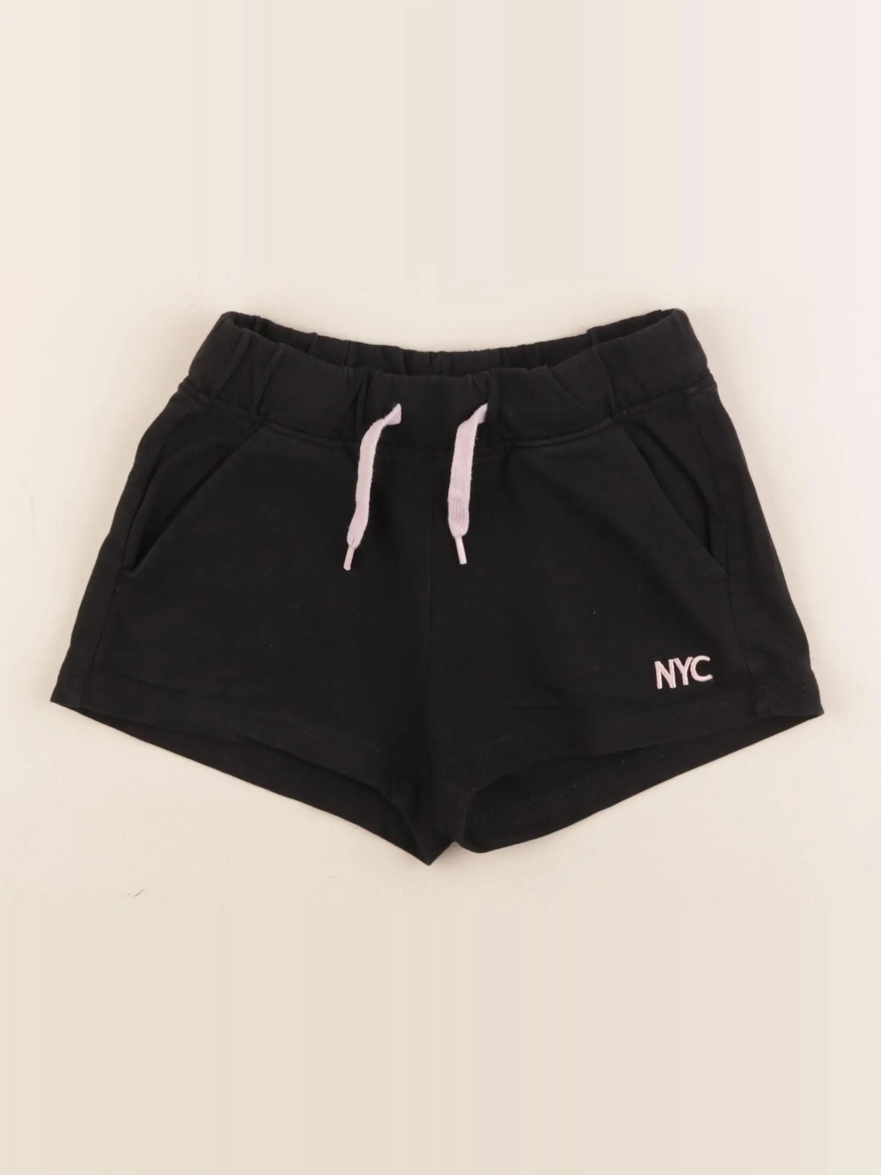 H&M - short noir - 9/10 ans