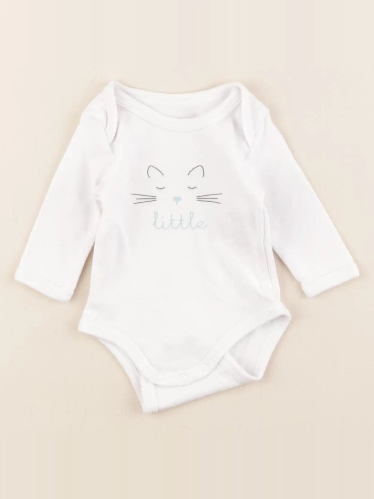 Vertbaudet - body blanc - 1 mois