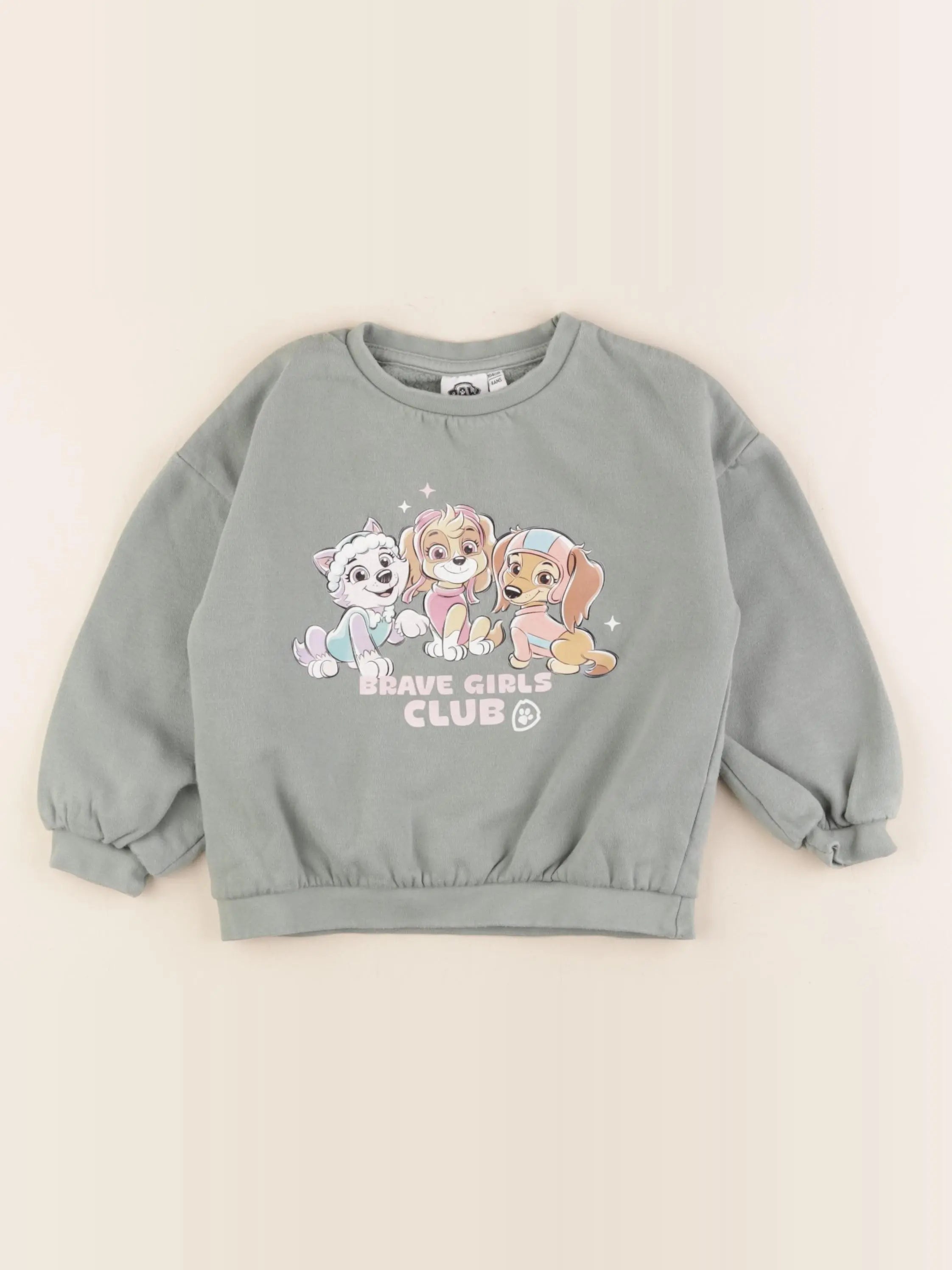 Vertbaudet - sweat vert - 4 ans