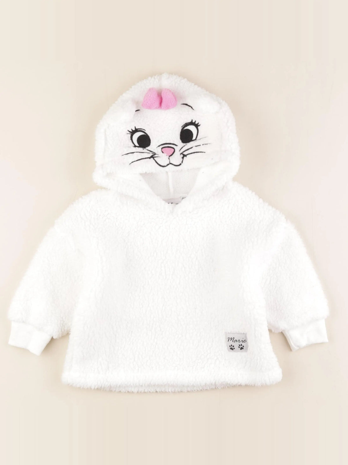 Vertbaudet - pull blanc - 2 ans