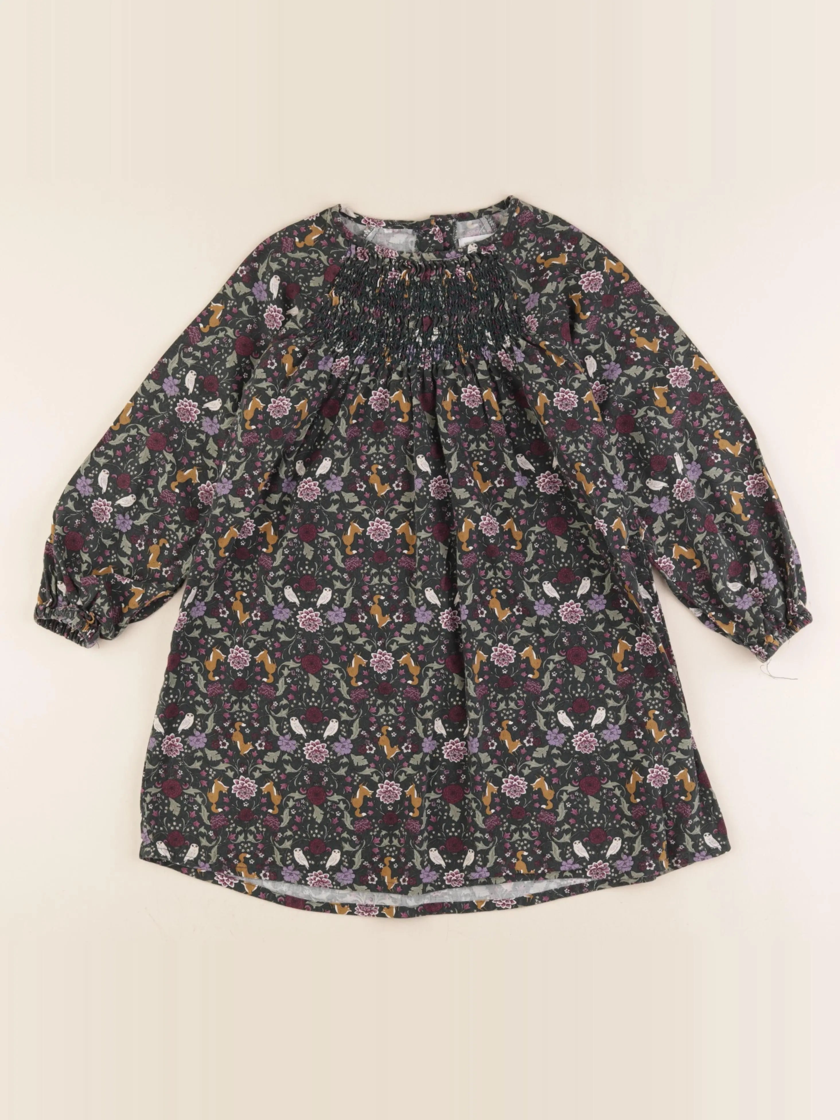 Vertbaudet - robe multicolore - 7 ans