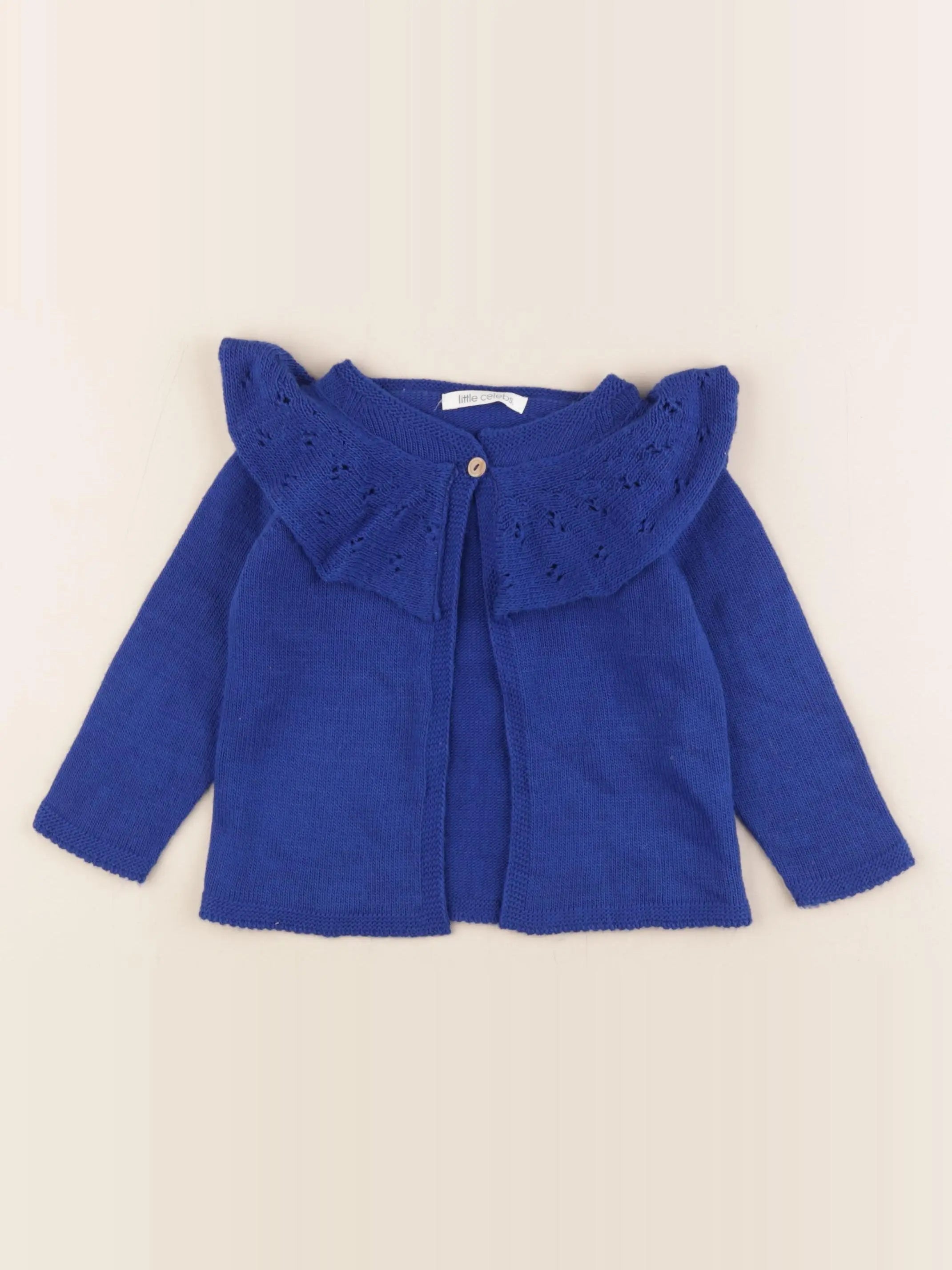 Little Celebs - gilet bleu - 2 ans