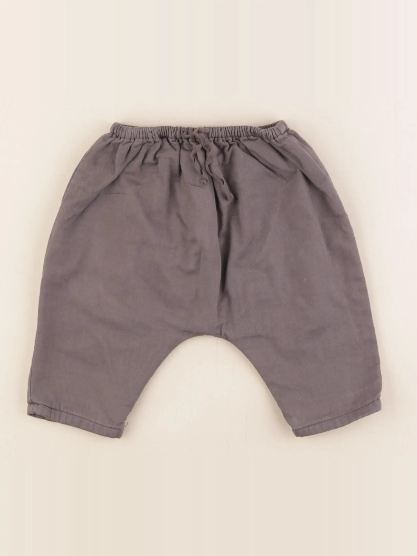 Boutchou - sarouel doublé gris - 3 mois