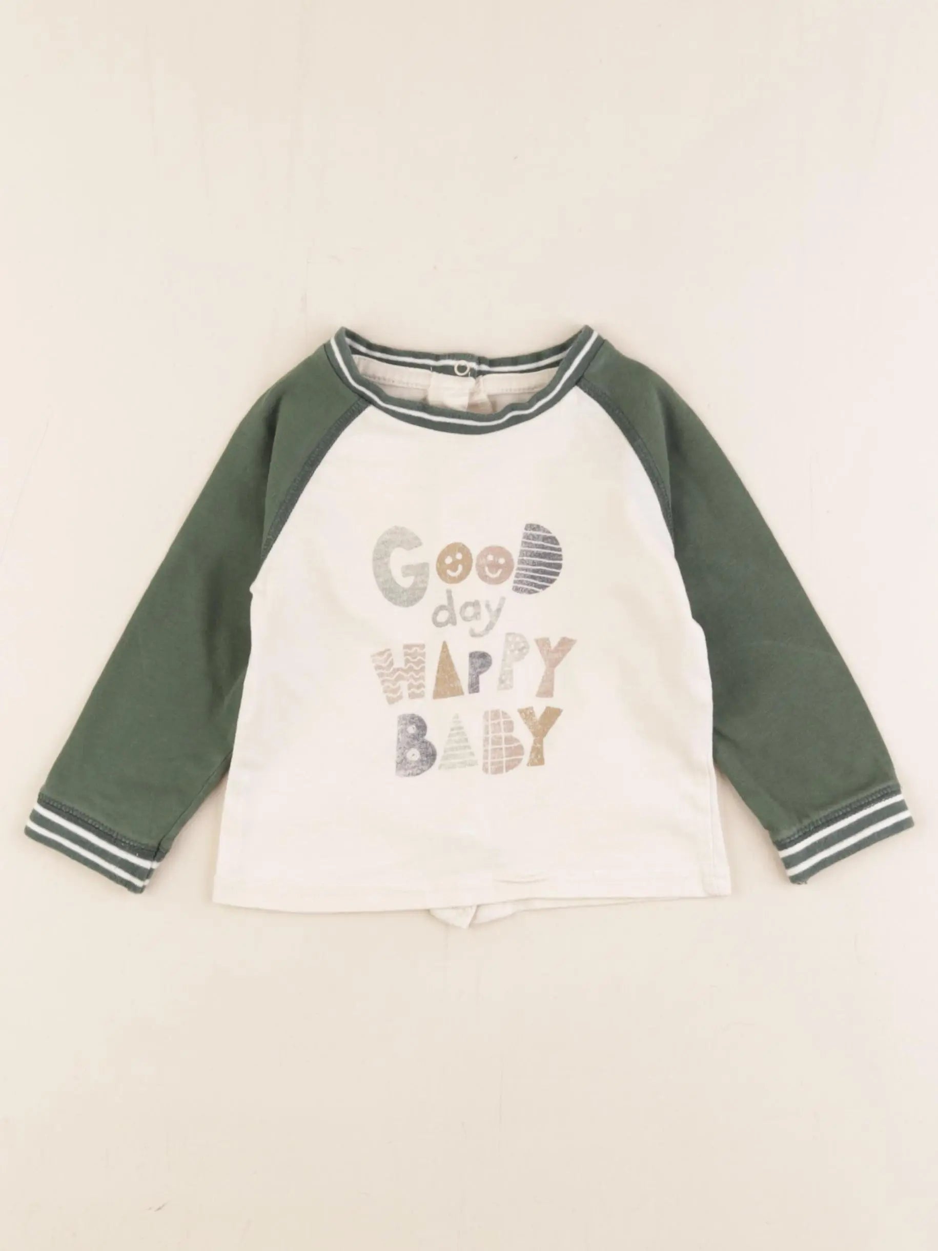 Vertbaudet - tee-shirt multicolore - 9 mois