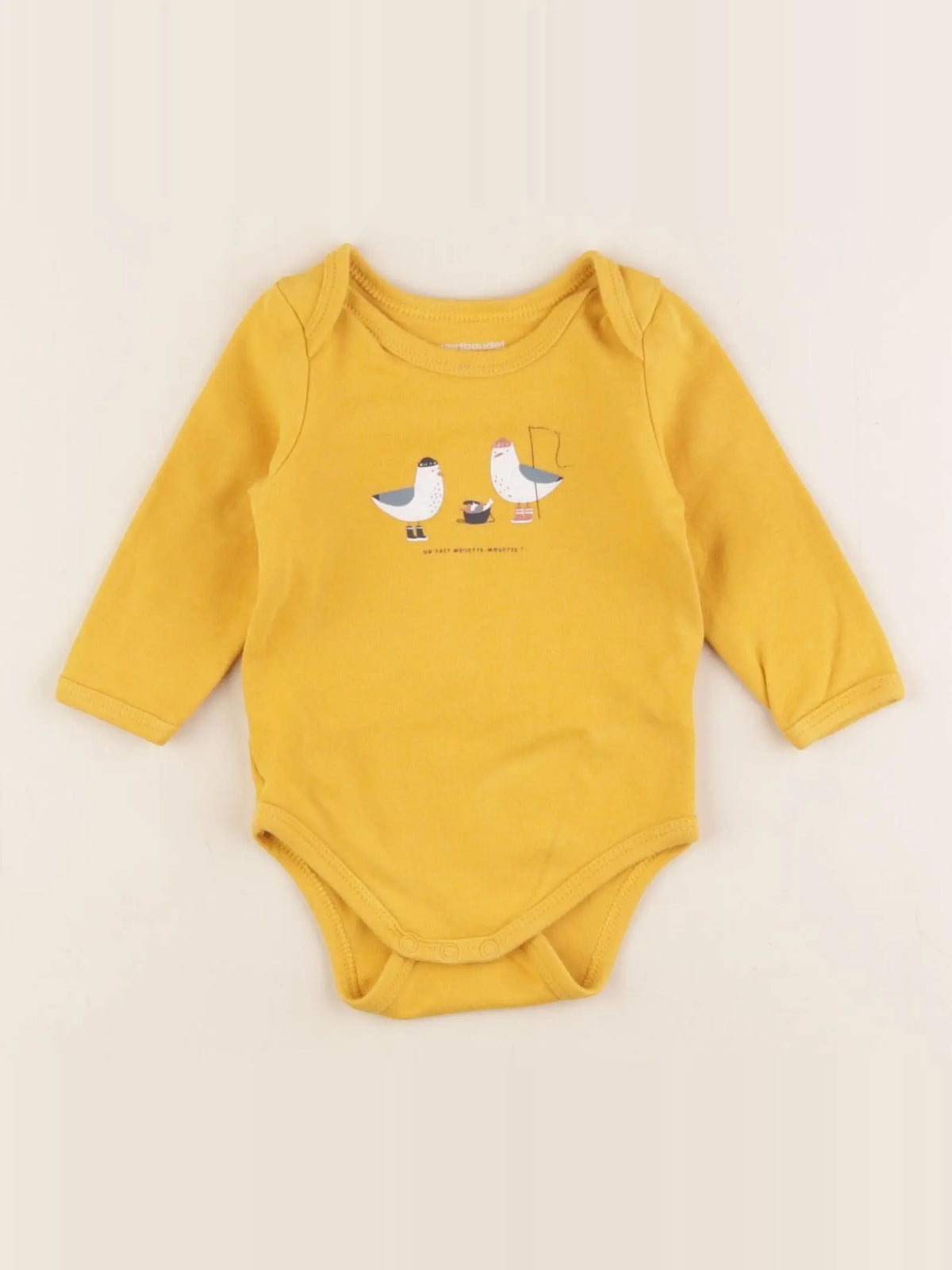 Vertbaudet - body jaune - 6 mois