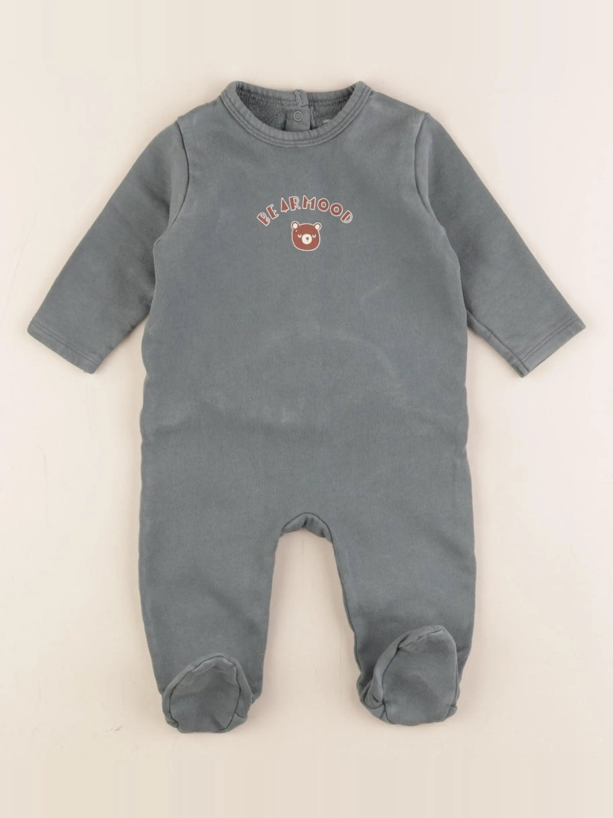 Vertbaudet - pyjama coton vert - 6 mois