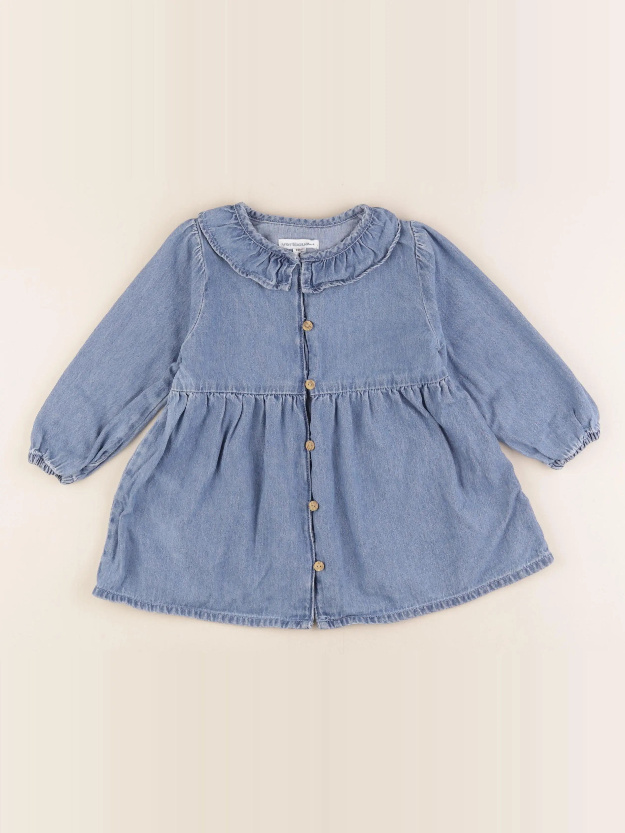 Vertbaudet - robe bleu - 24 mois