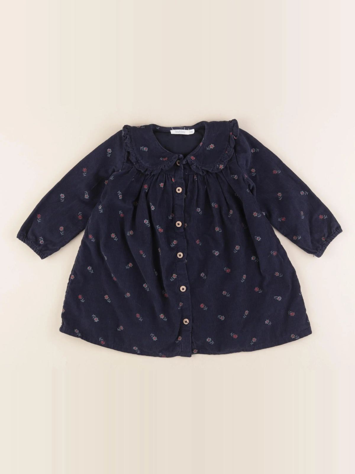 Boutchou - robe bleu - 12 mois