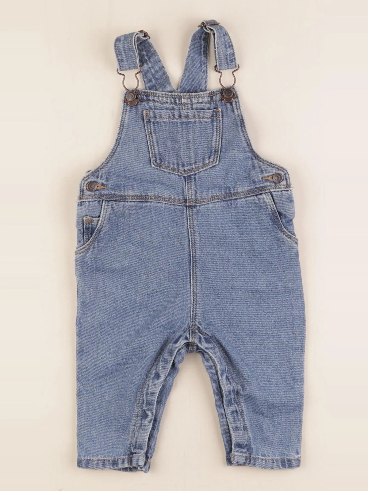 Vertbaudet - salopette bleu - 6 mois