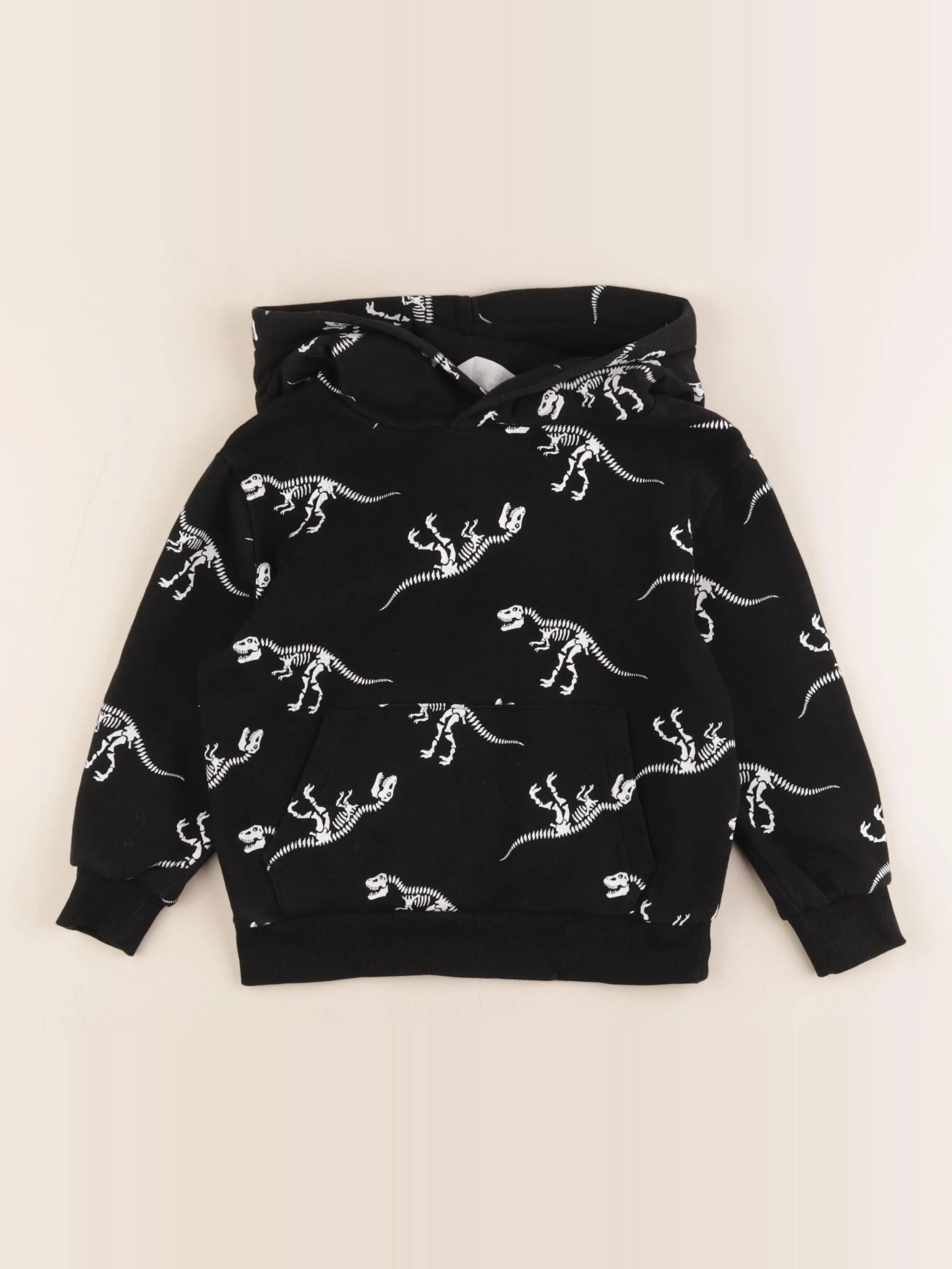 H&M - sweat noir - 2/4 ans
