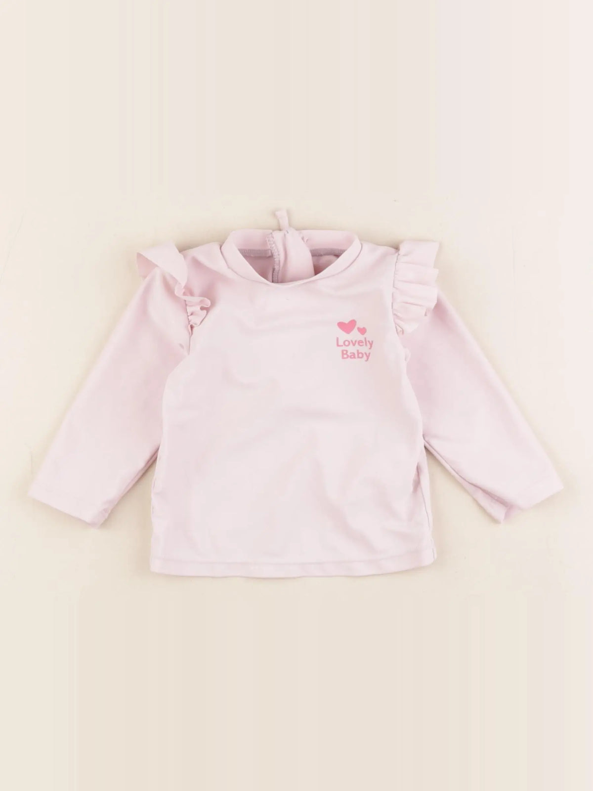 Vertbaudet - tee-shirt de bain rose - 3/6 mois