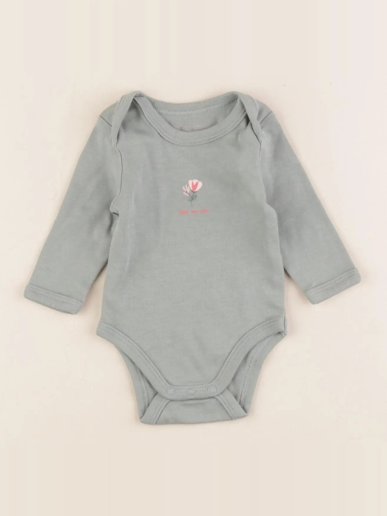 Vertbaudet - body vert - 1 mois