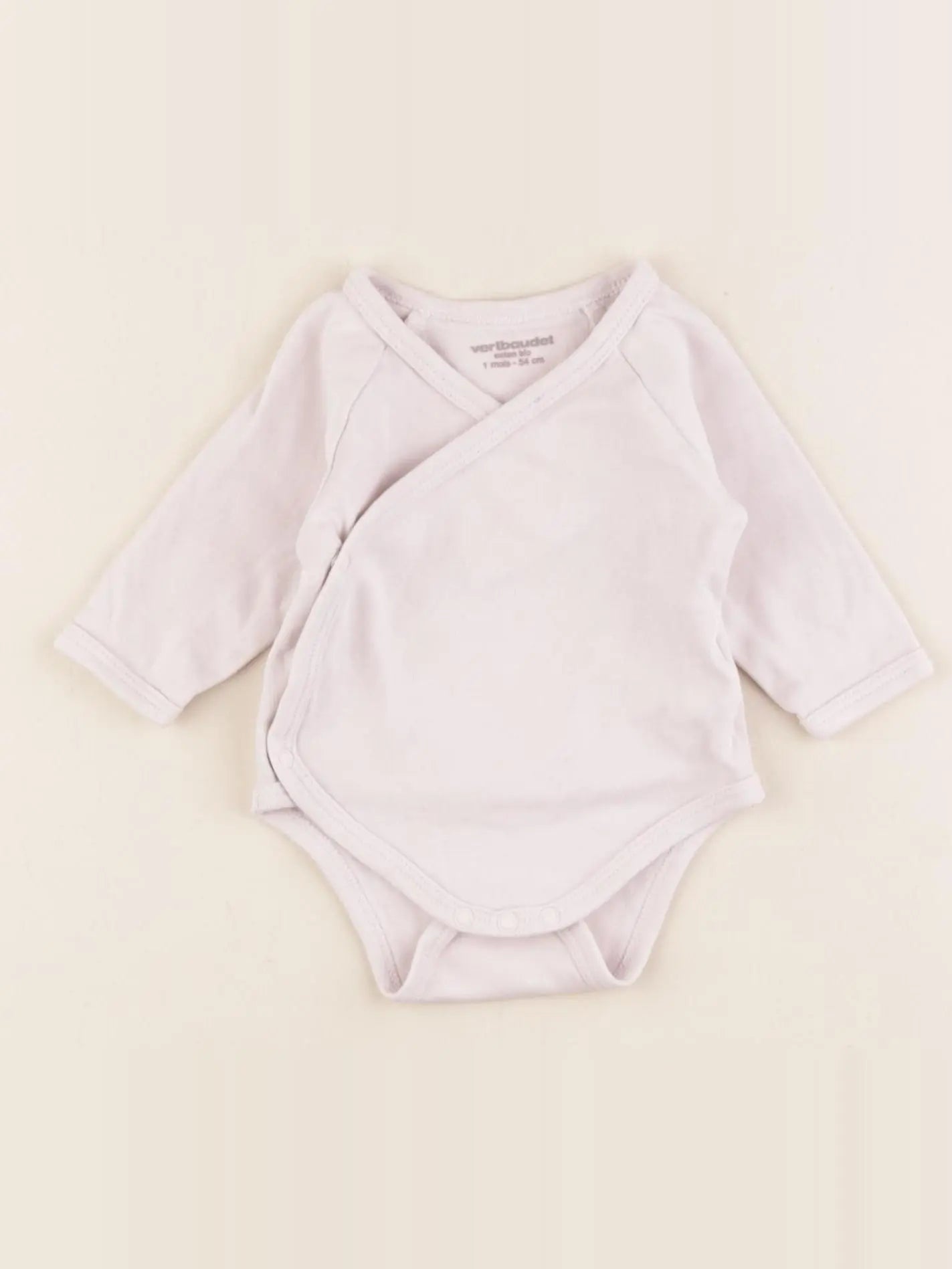 Vertbaudet - body rose - 1 mois