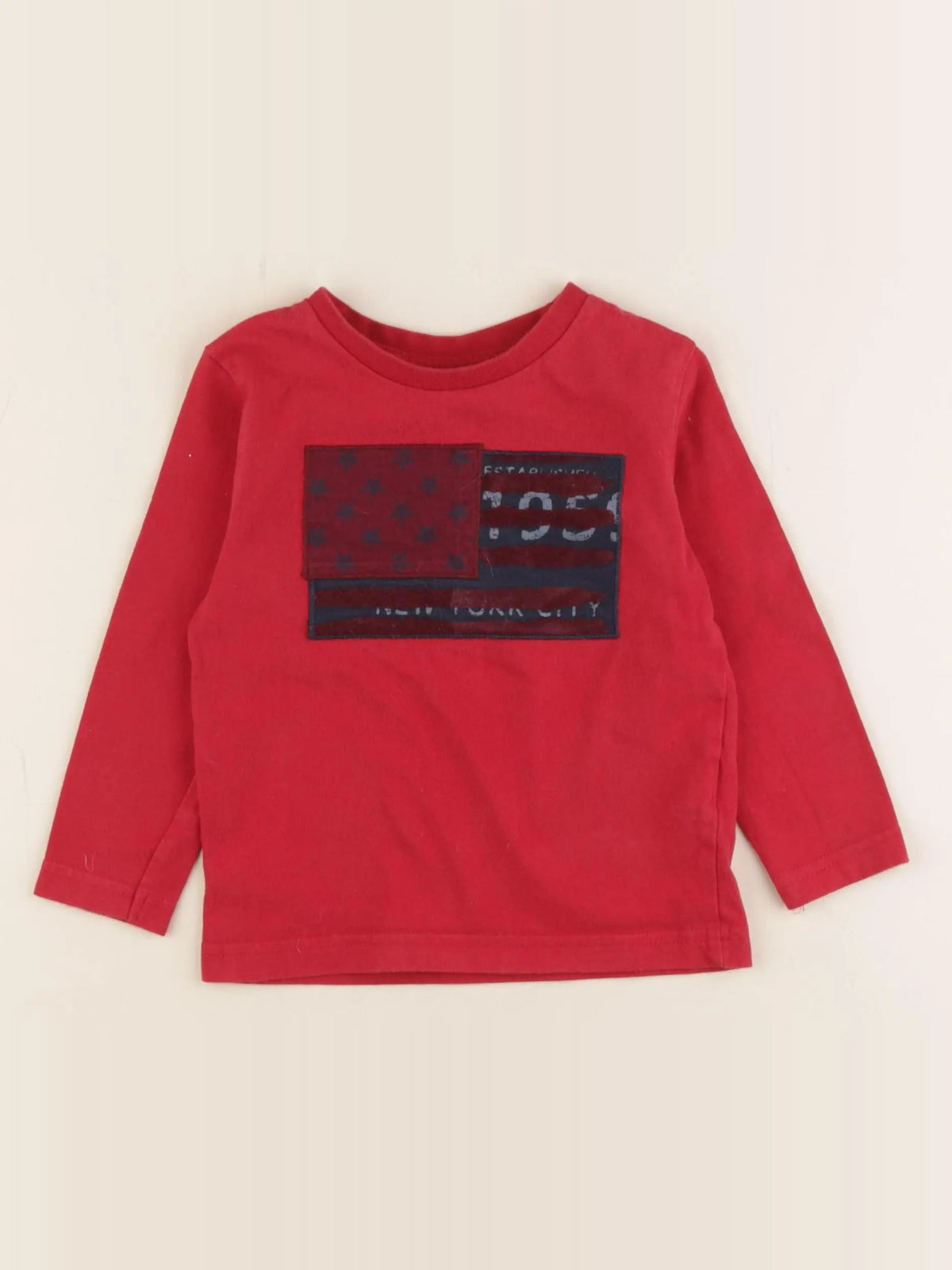Tape à l'oeil - tee-shirt rouge - 2 ans
