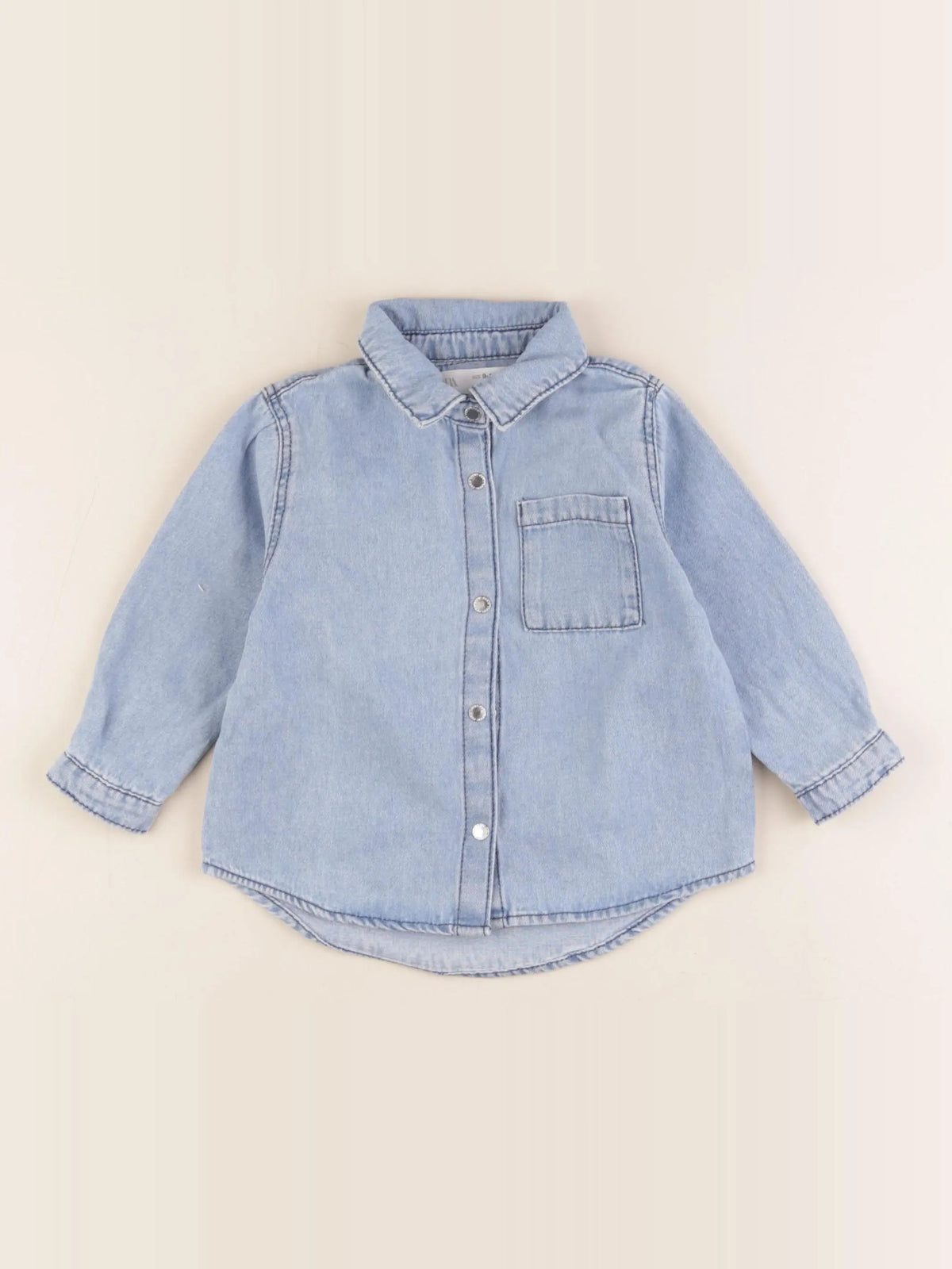 Zara - chemise bleu - 9/12 mois