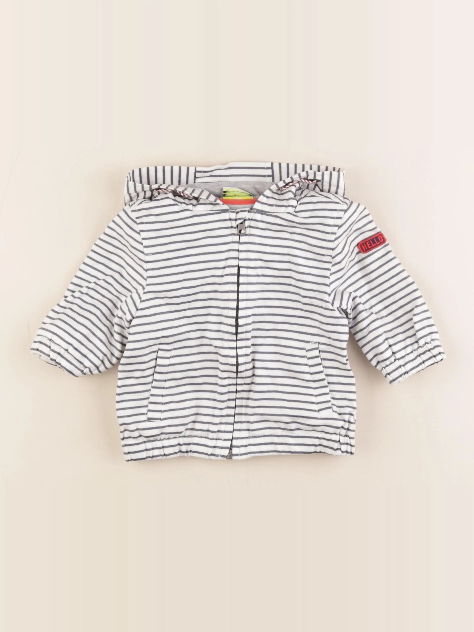 Tape à l'oeil - veste doublé bleu - 3 mois