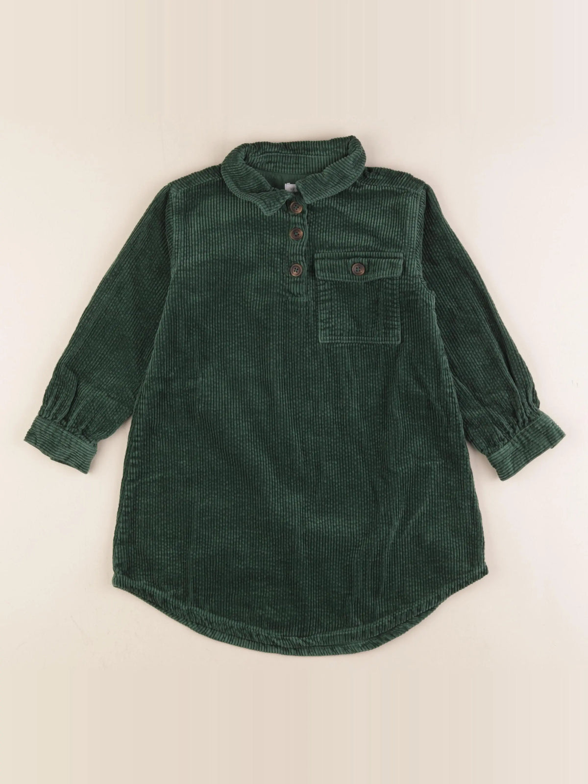 Vertbaudet - robe vert - 6 ans
