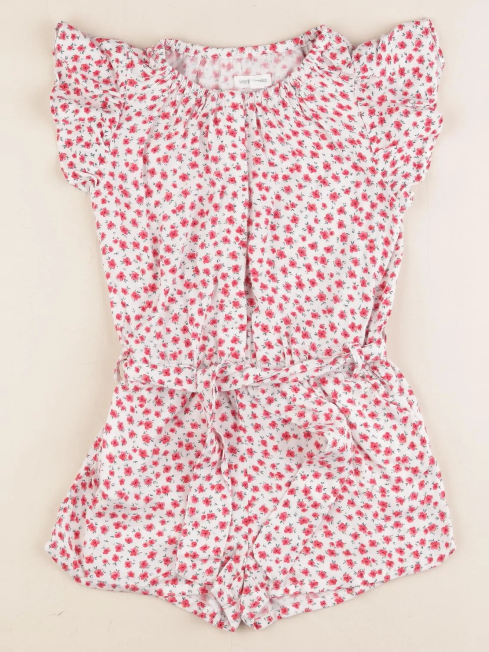 Vertbaudet - combinaison rouge - 5 ans