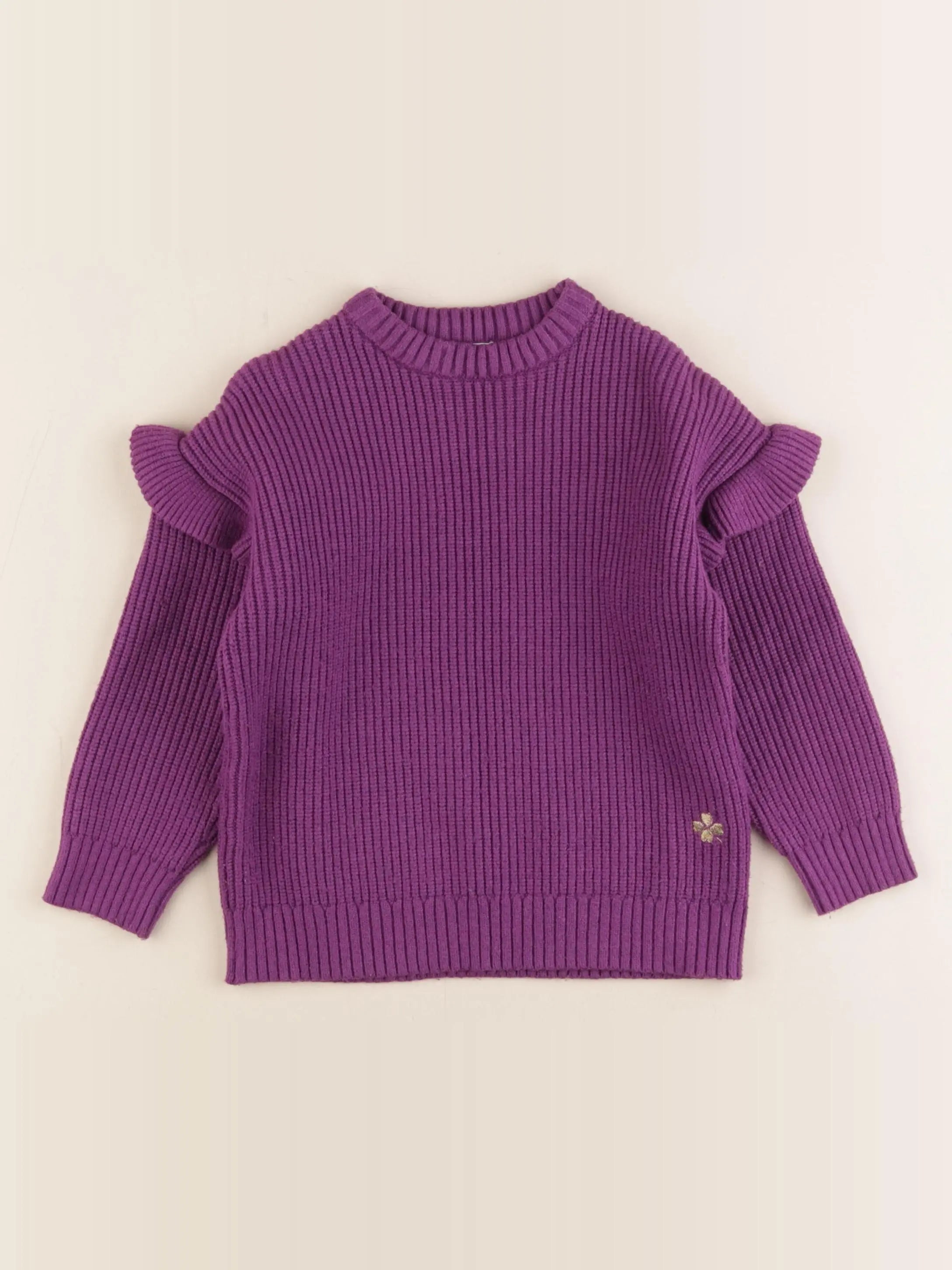 Vertbaudet - pull violet - 5 ans