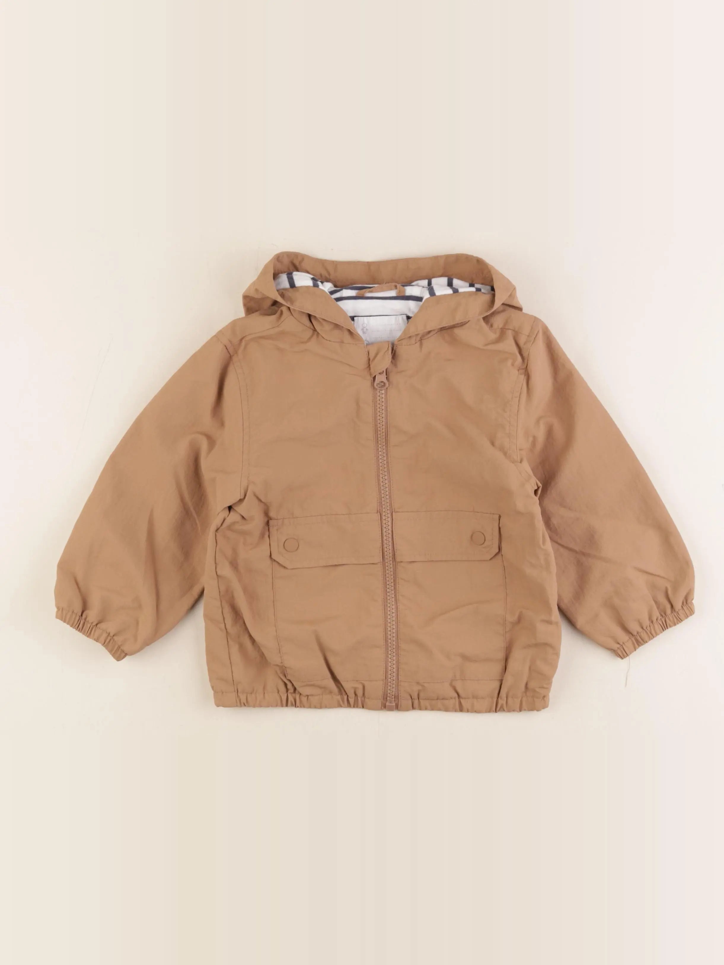 Vertbaudet - imperméable marron - 24 mois