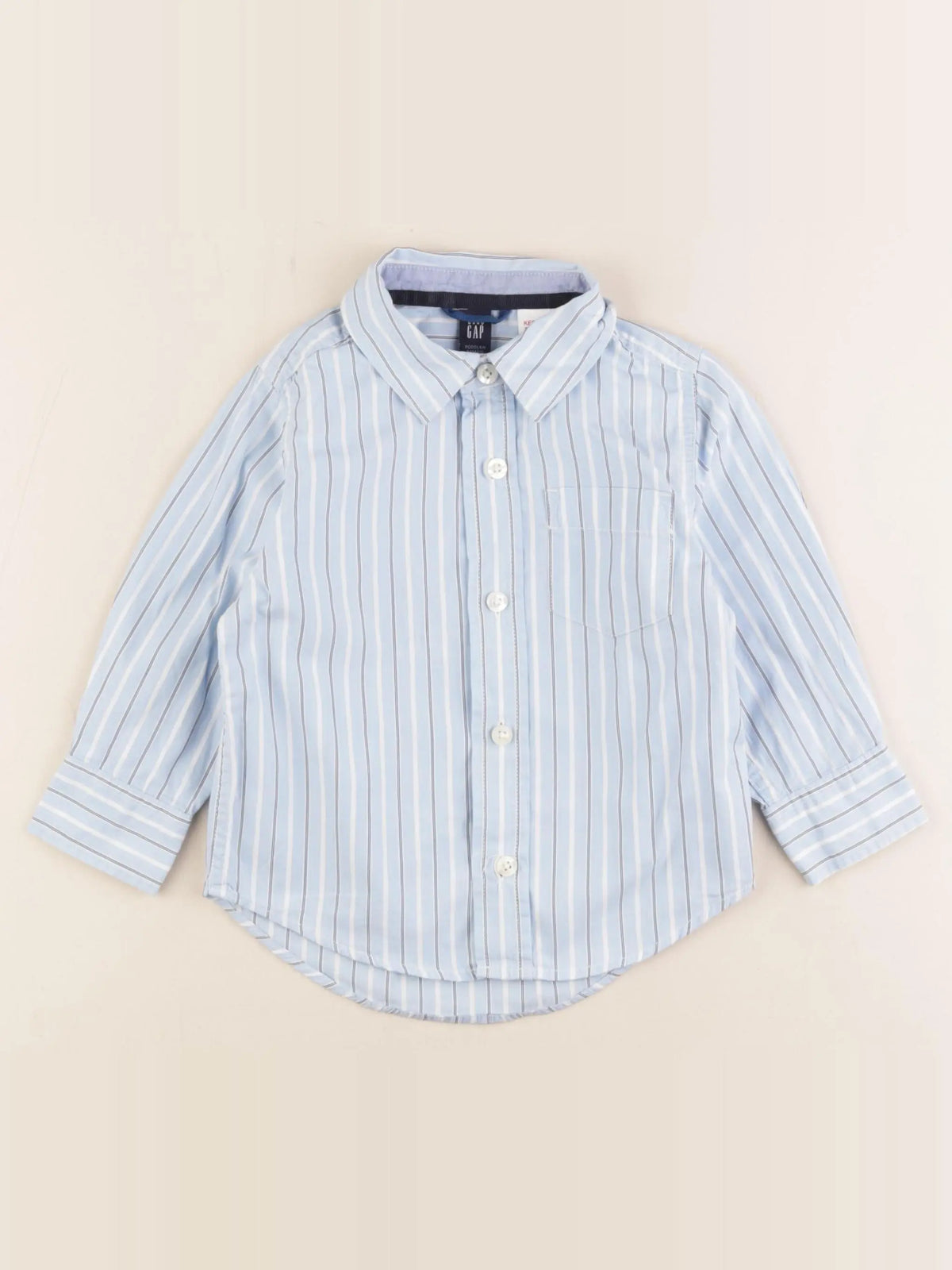 GAP - chemise bleu - 18 mois
