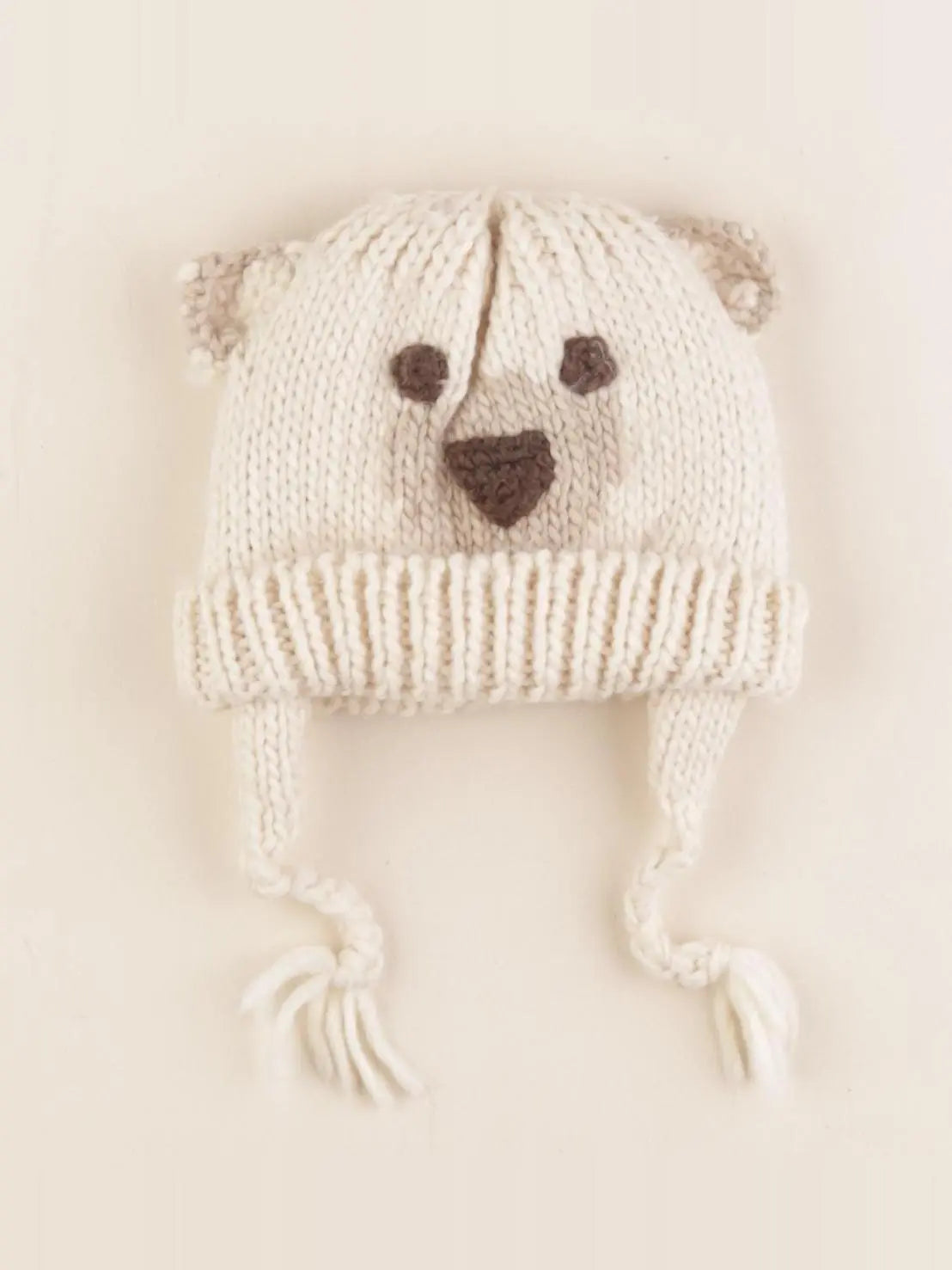 Vertbaudet - bonnet beige - 3/6 mois