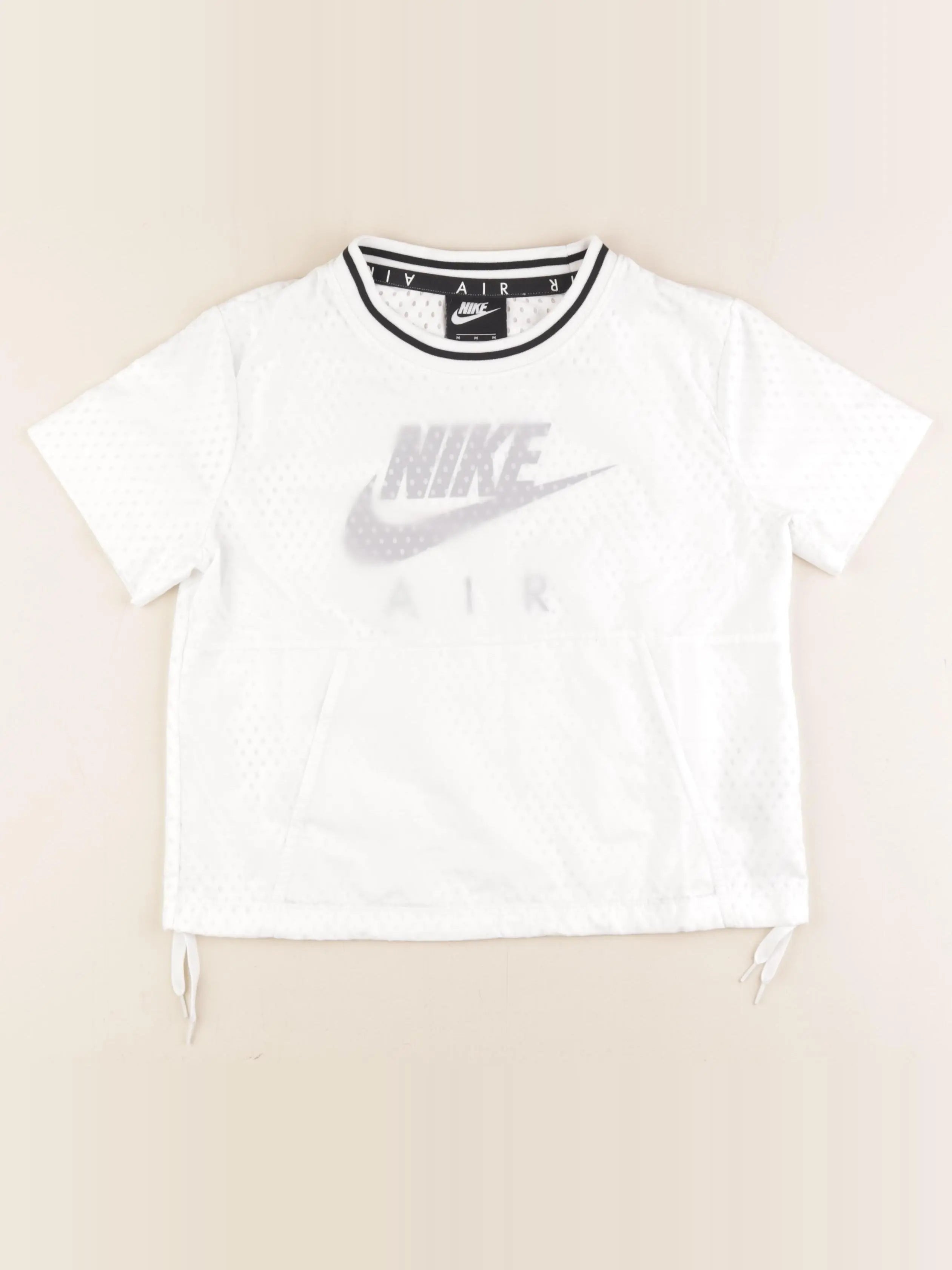 Nike - tee-shirt blanc, noir - 10/11 ans