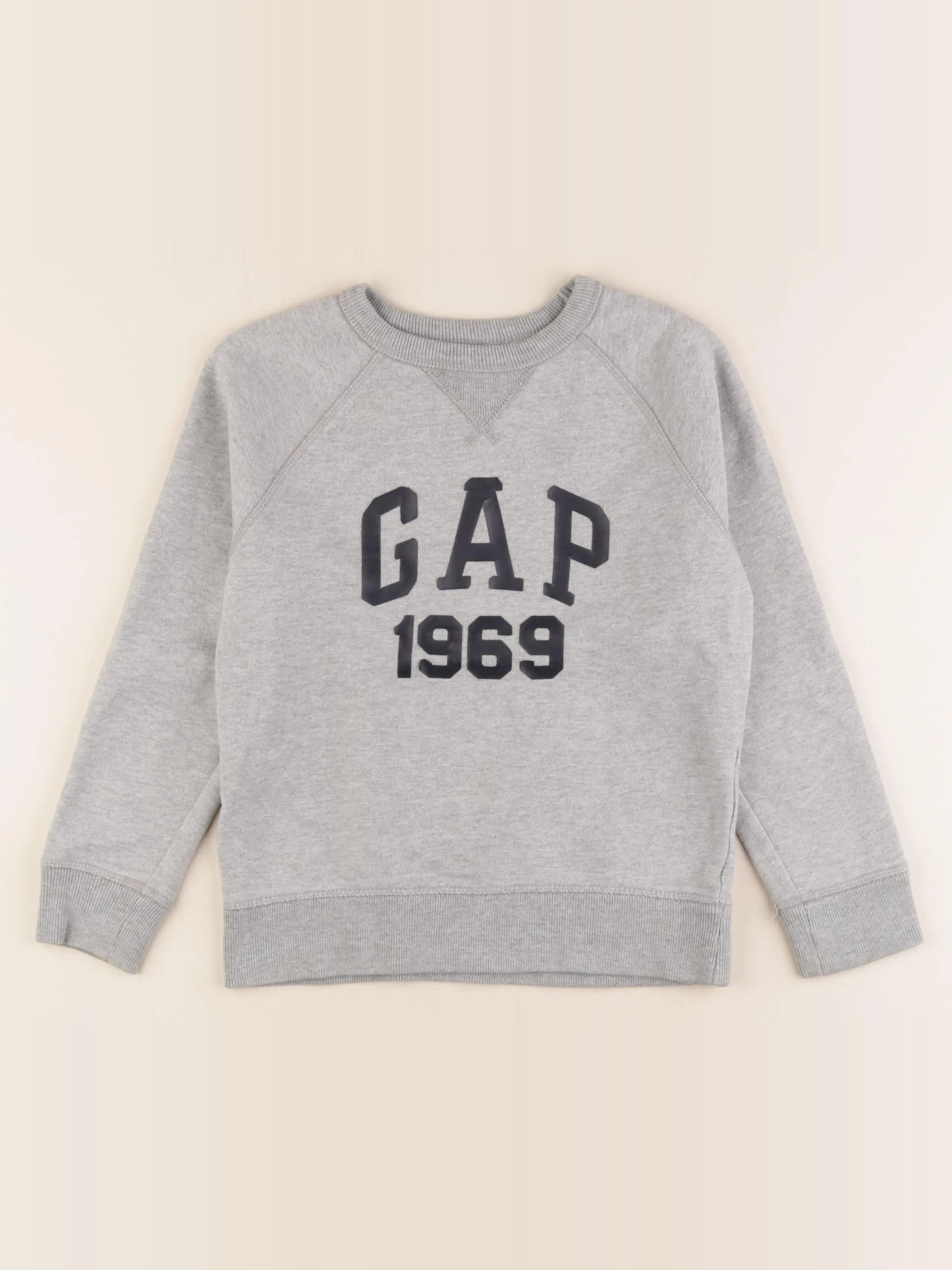 GAP - sweat gris - 6/7 ans