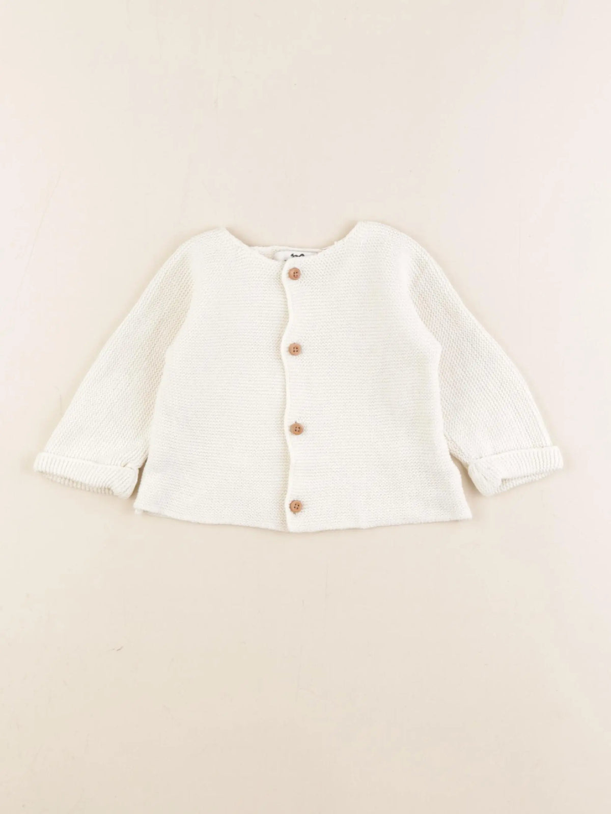 Cyrillus - gilet beige - 6 mois