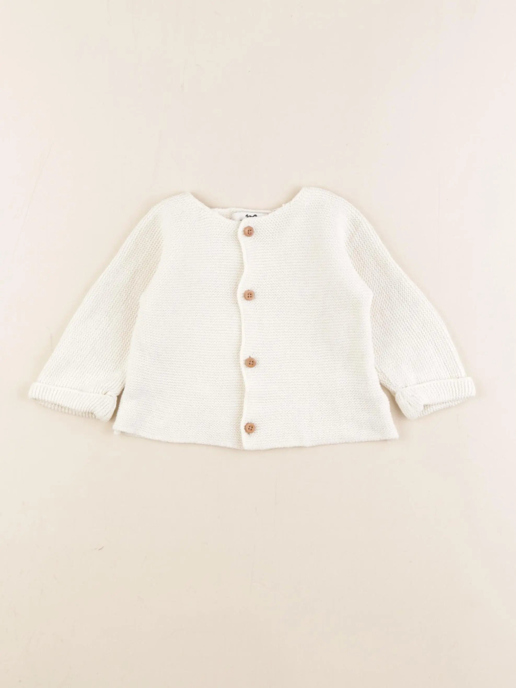 Cyrillus - gilet beige - 6 mois