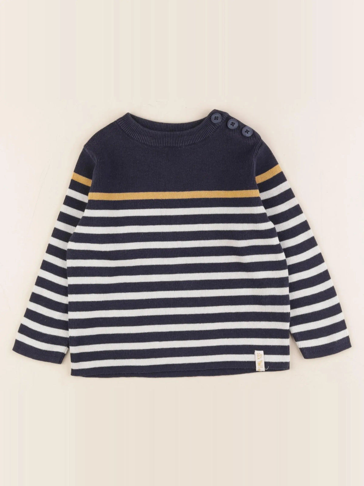 Vertbaudet - pull bleu - 3 ans