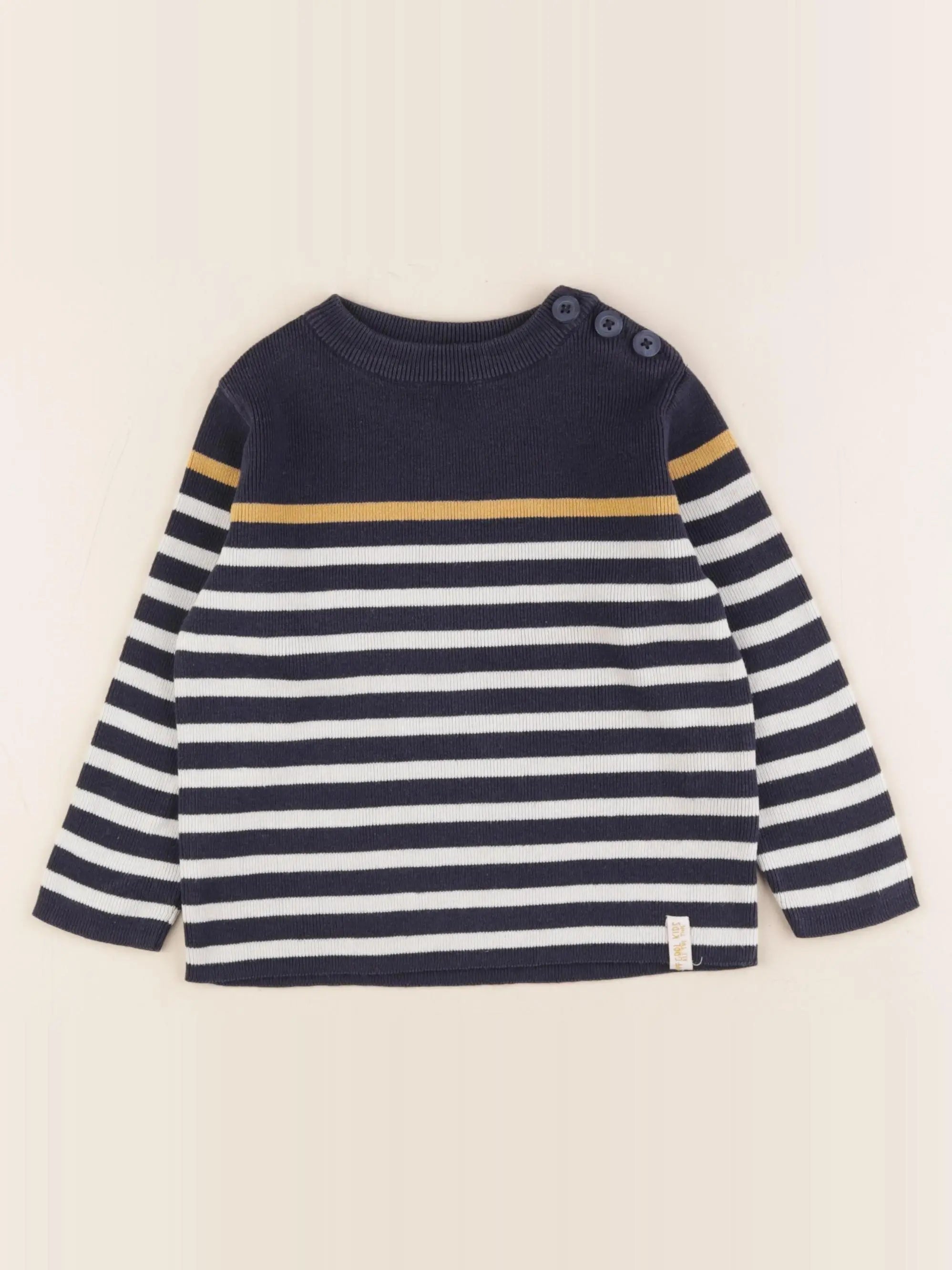 Vertbaudet - pull bleu - 3 ans
