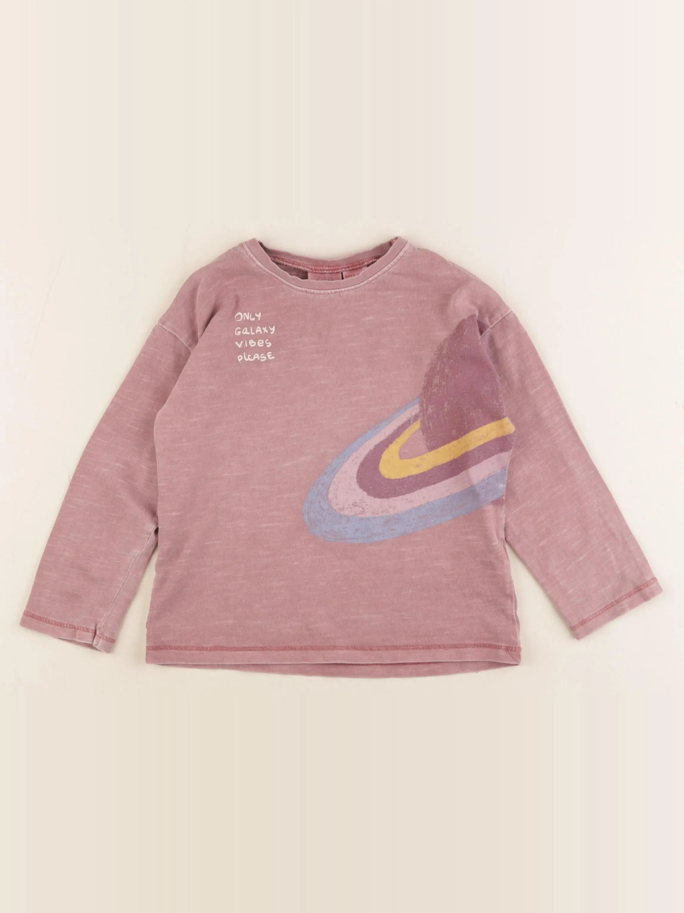 Zara - tee-shirt rose - 18/24 mois