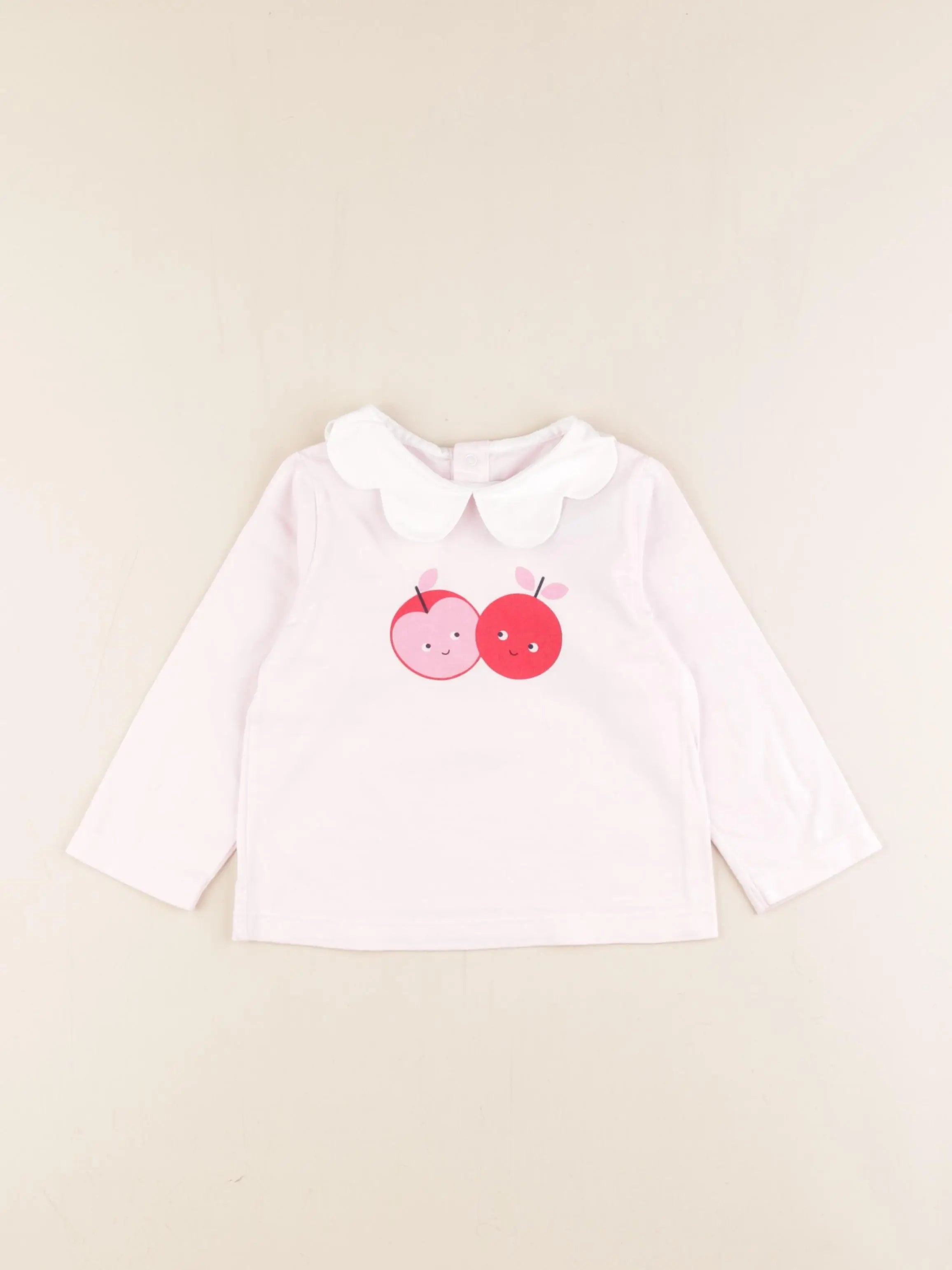 Jacadi - tee-shirt rose - 24 mois