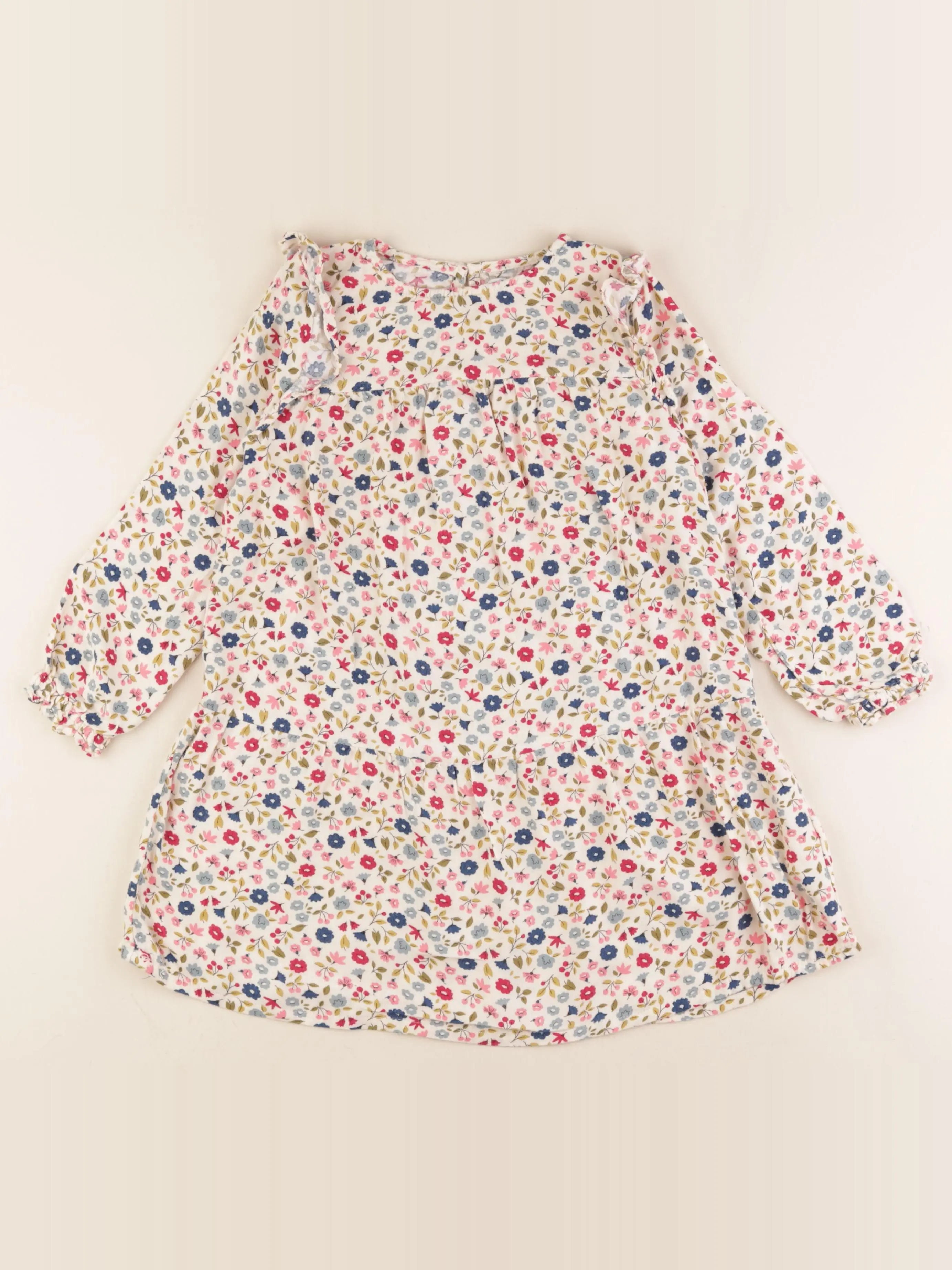 Vertbaudet - robe multicolore - 6 ans