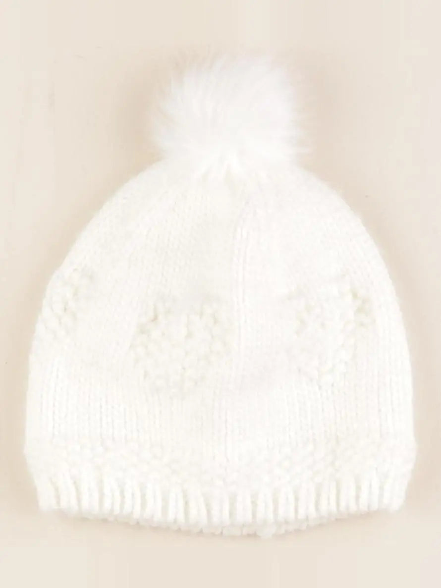 Vertbaudet - bonnet blanc - 4/6 ans