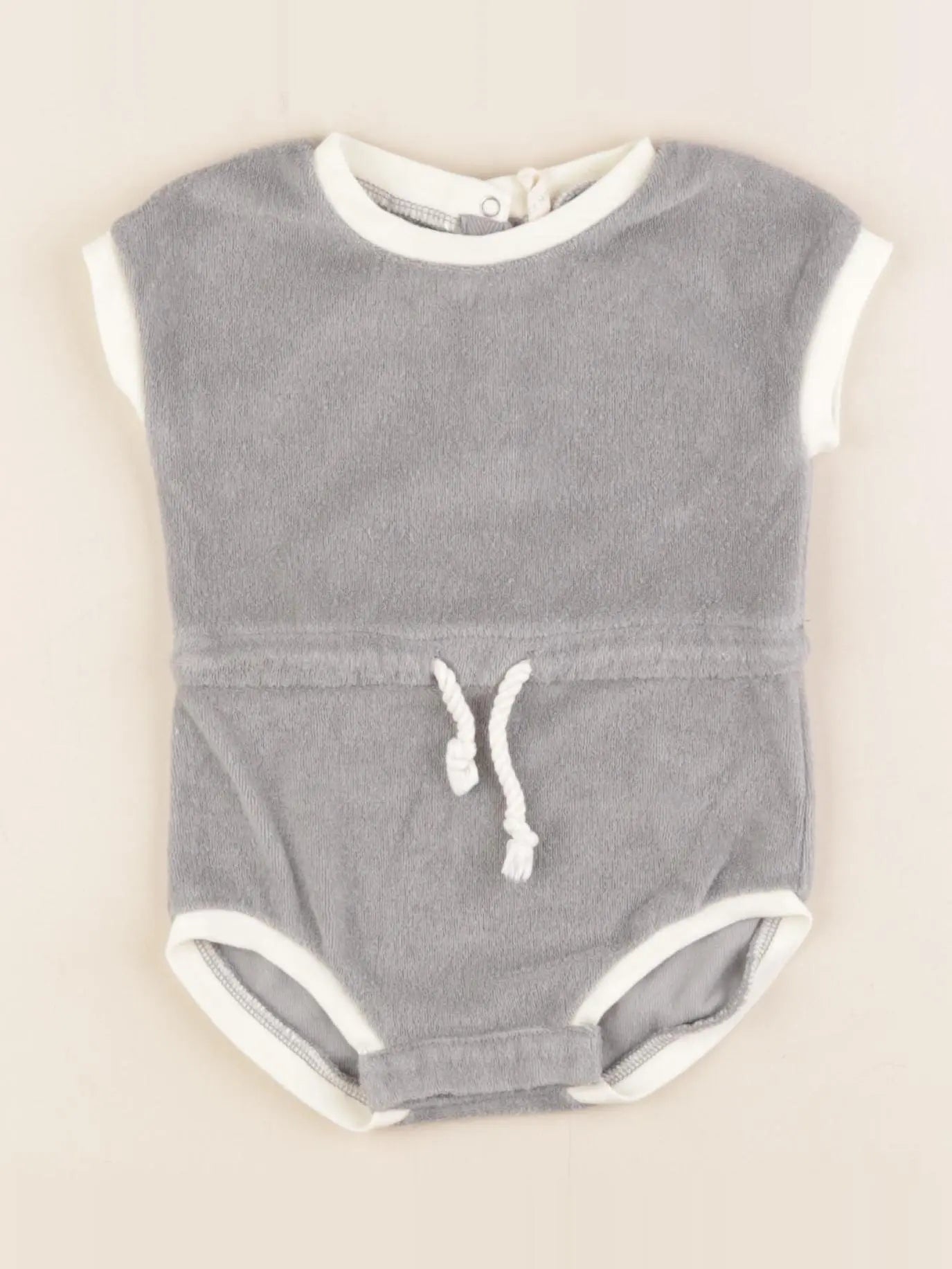 Quincy Mae - combinaison gris - 3/6 mois