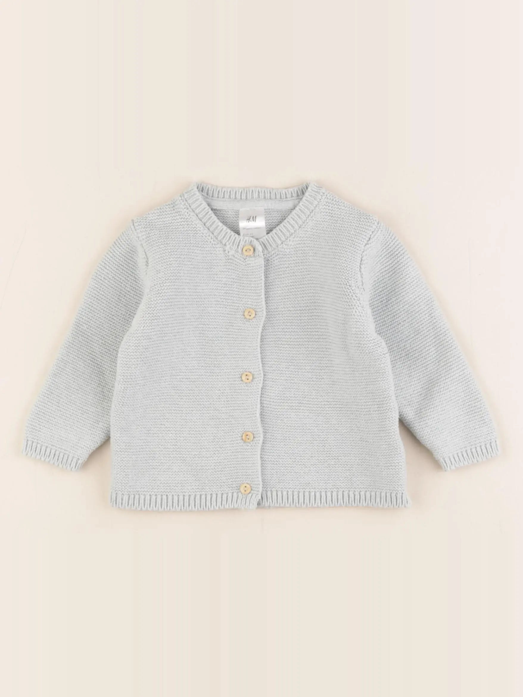 H&M - gilet vert - 2/4 mois