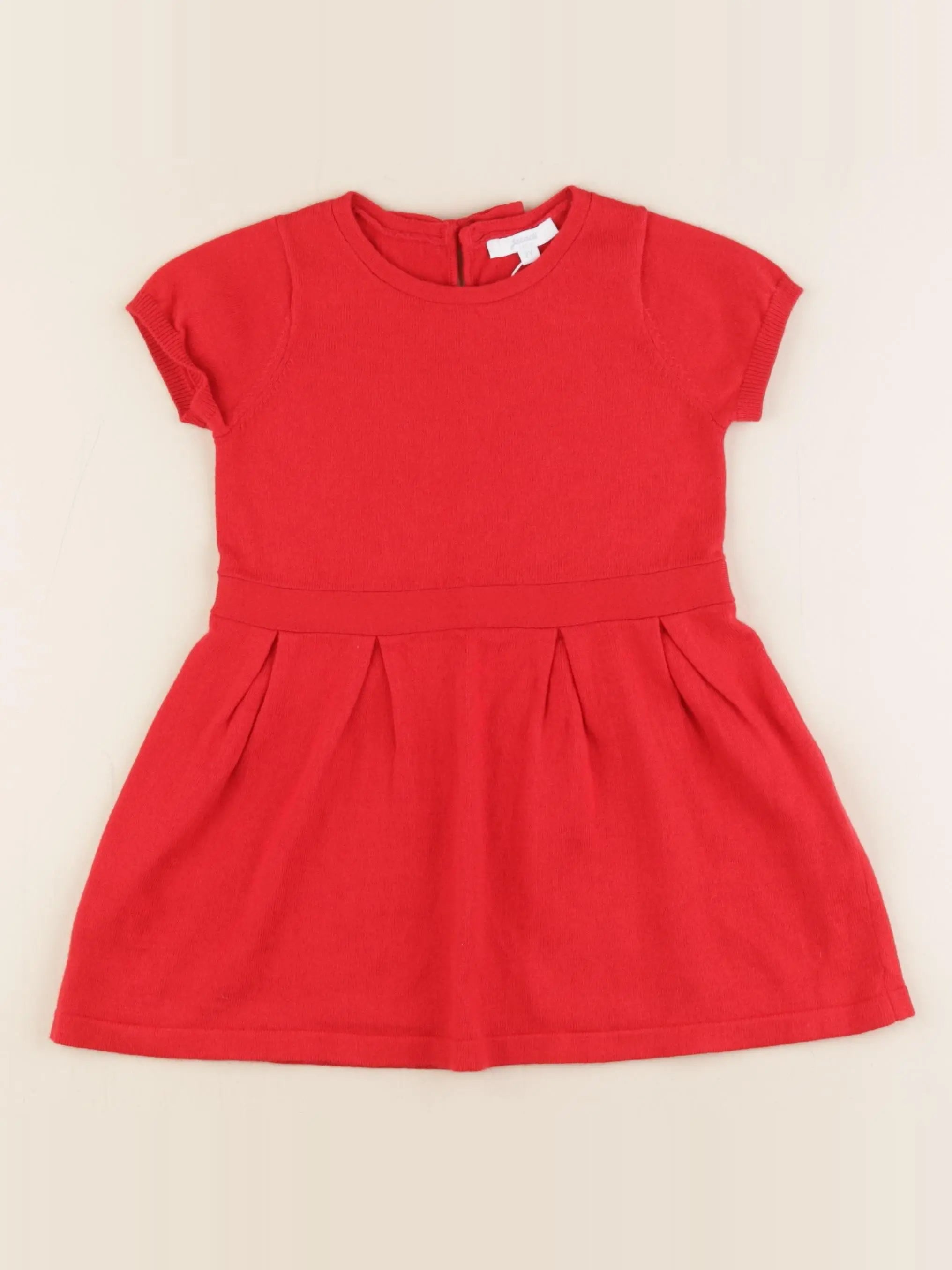 Jacadi - robe rouge - 2 ans