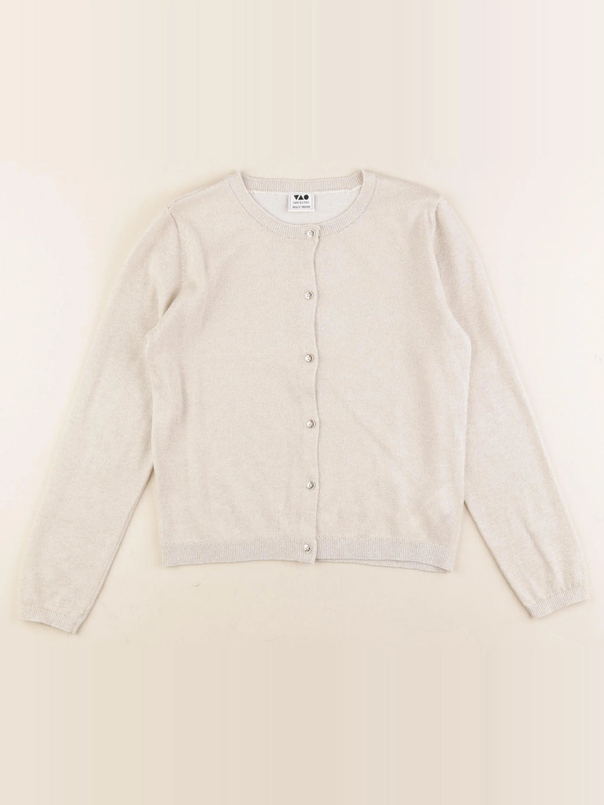 Tape à l'oeil - gilet beige, or - 10 ans