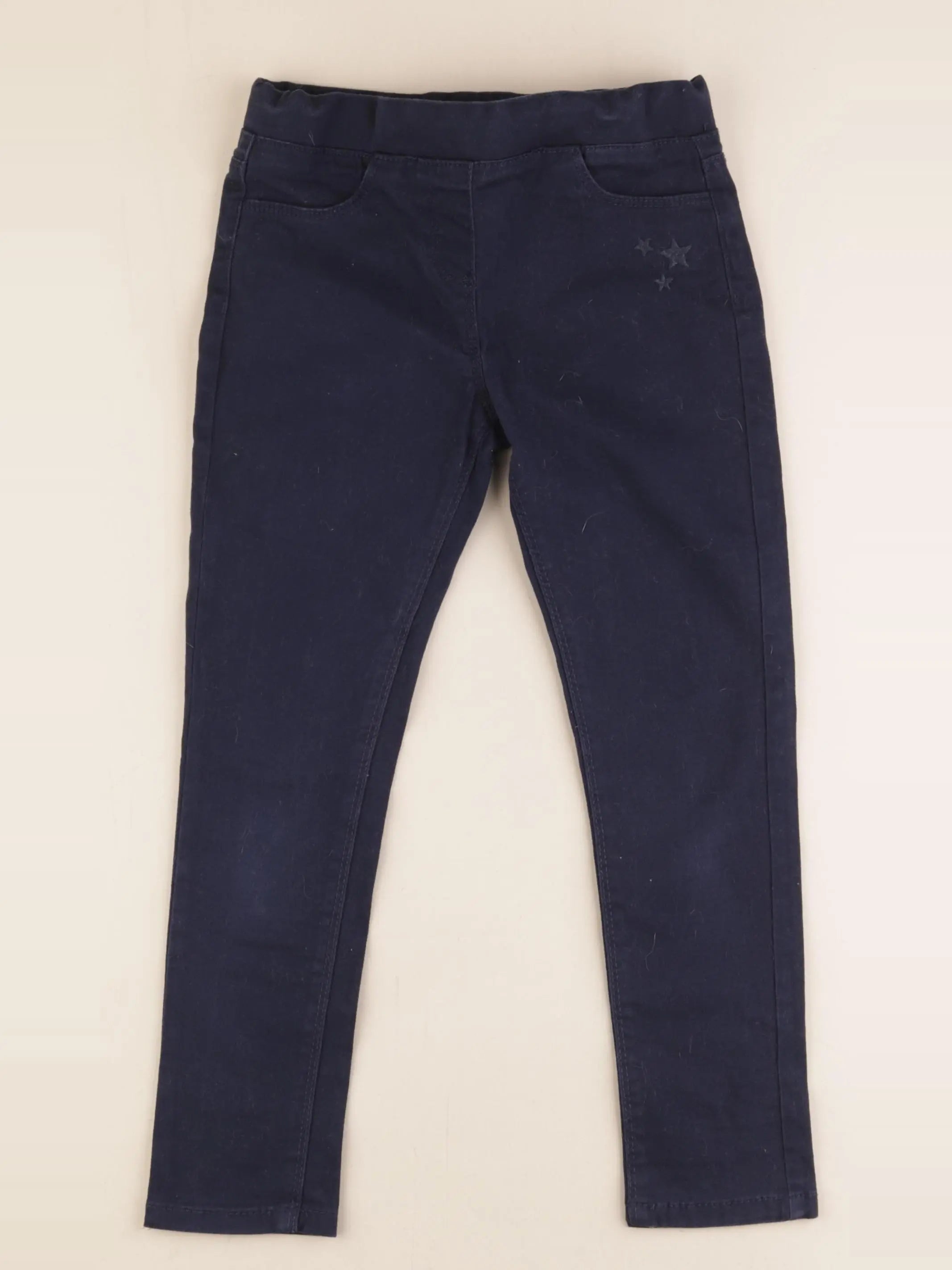Vertbaudet - jegging bleu - 7 ans