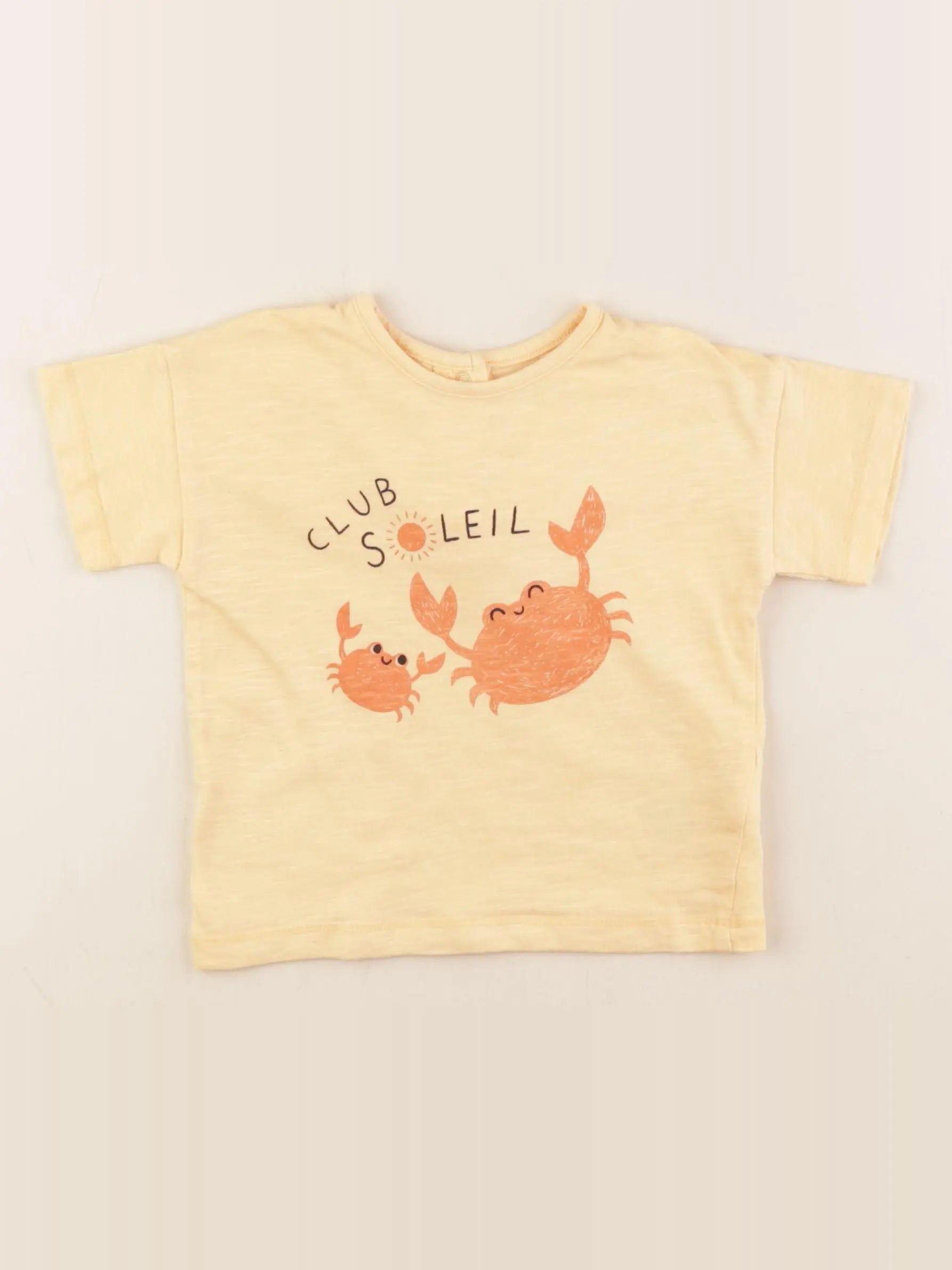 Vertbaudet - tee-shirt orange - 18 mois