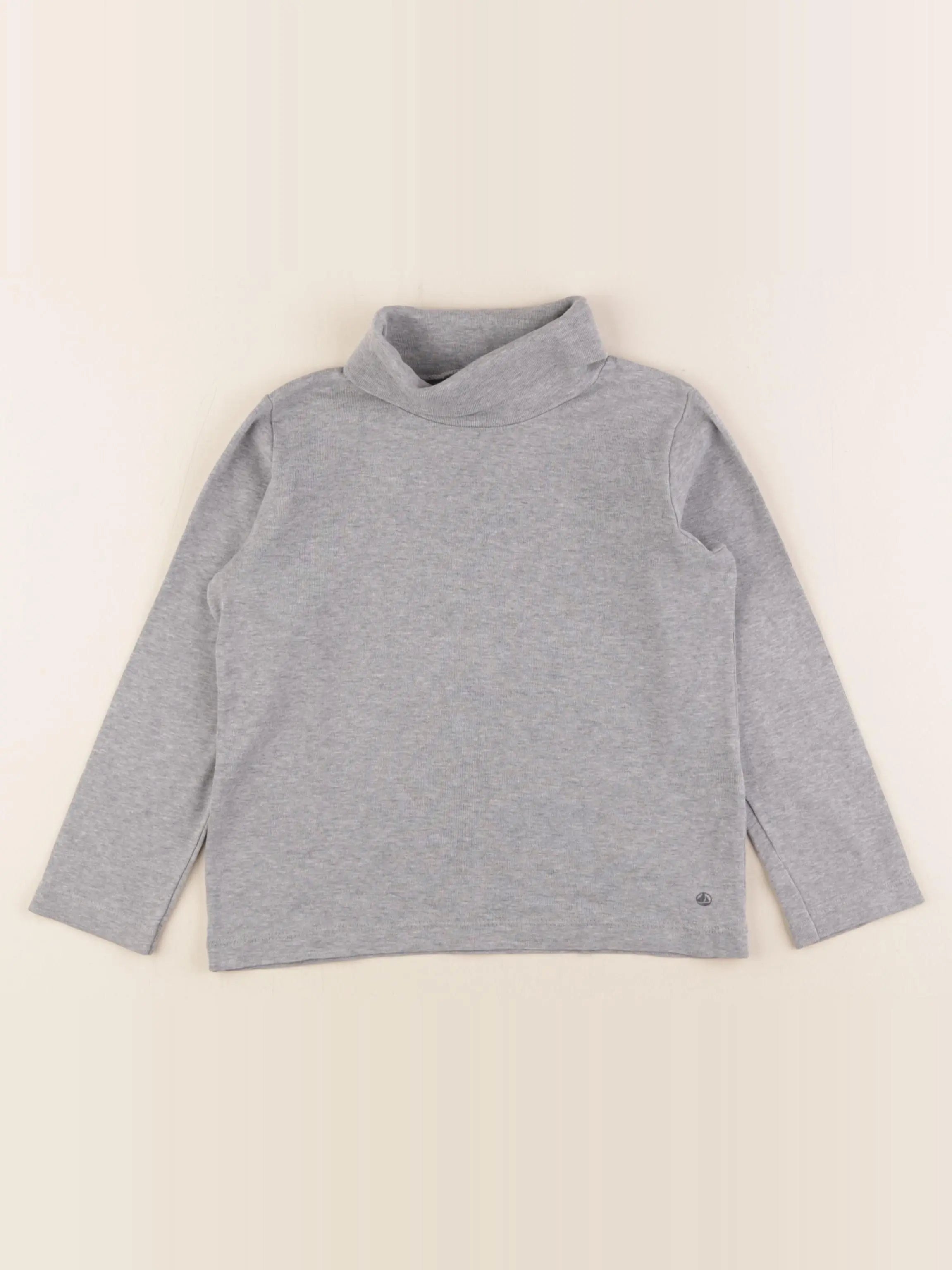 Petit Bateau - sous-pull gris - 5 ans