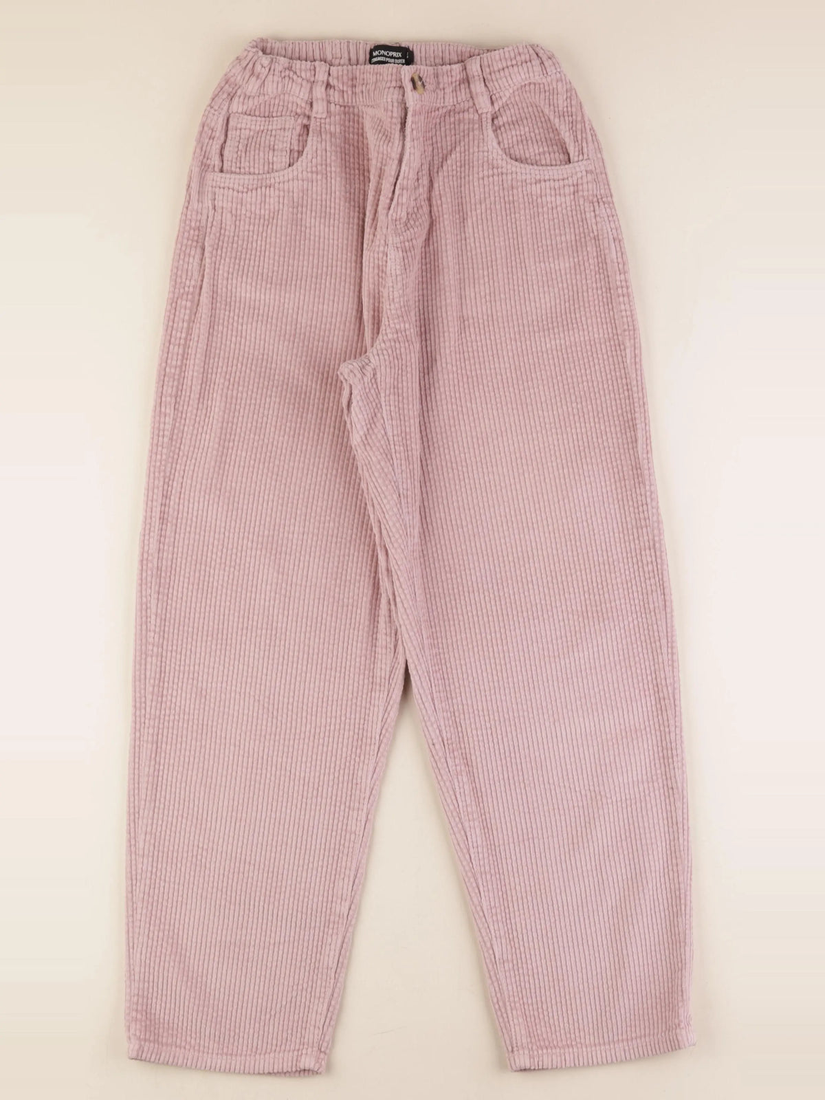 Monoprix - pantalon rose - 12 ans